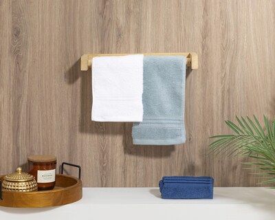 Foto 5 | Toalla Suga Azul y Blanco 3 Piezas