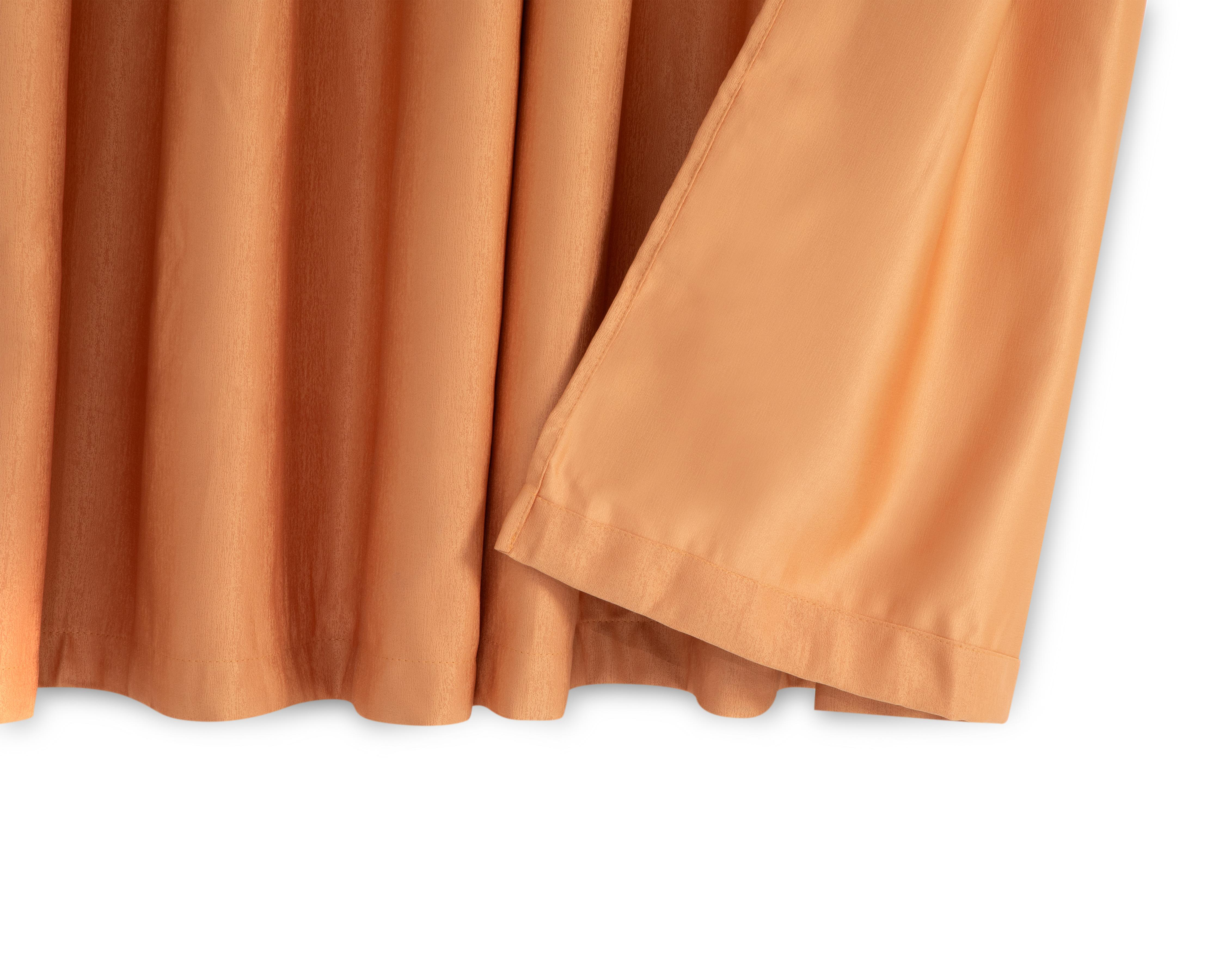 Foto 4 pulgar | Cortina Blackout Marisa 135 x 225 cm Naranja