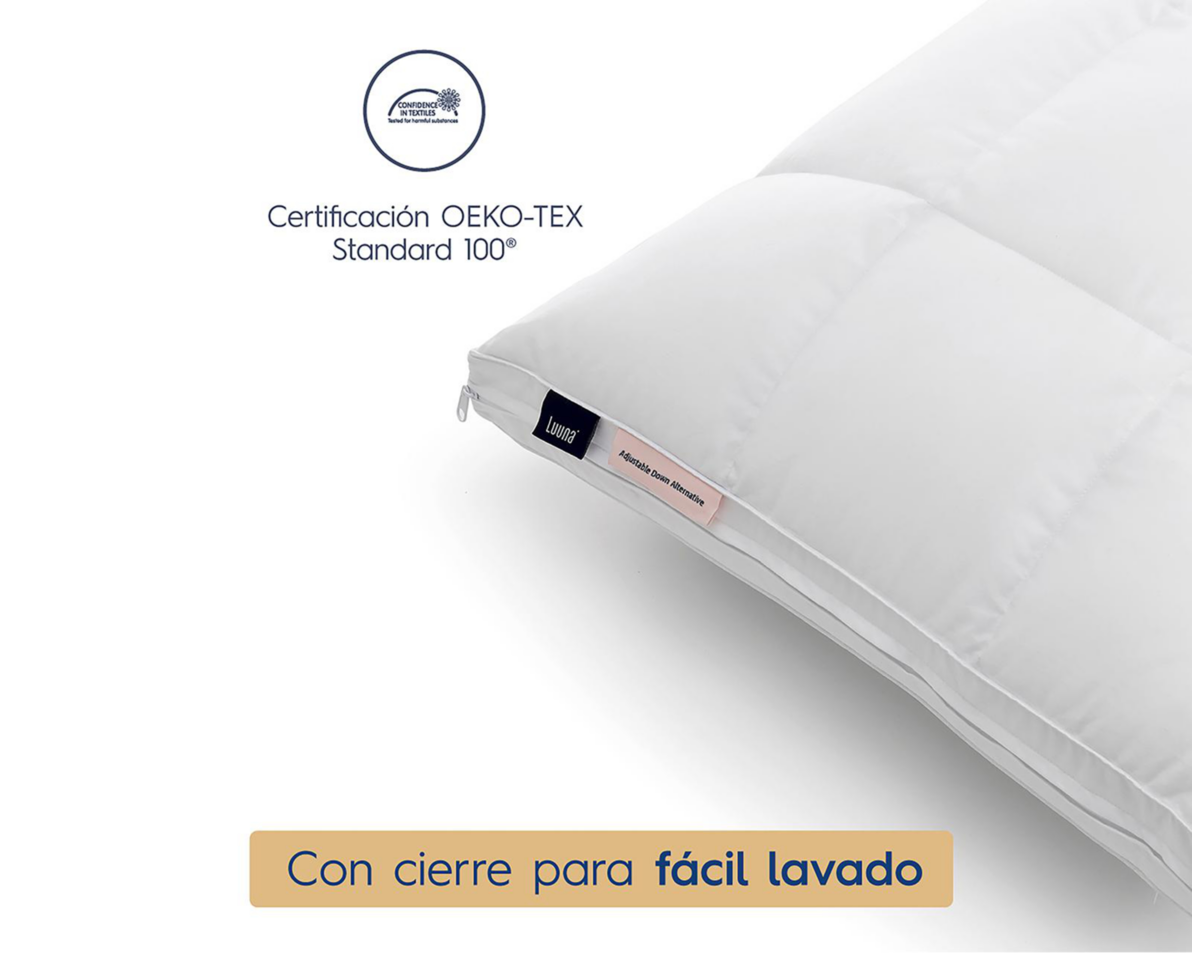 Foto 7 | Almohada Luuna Down Alternative King Size Suave