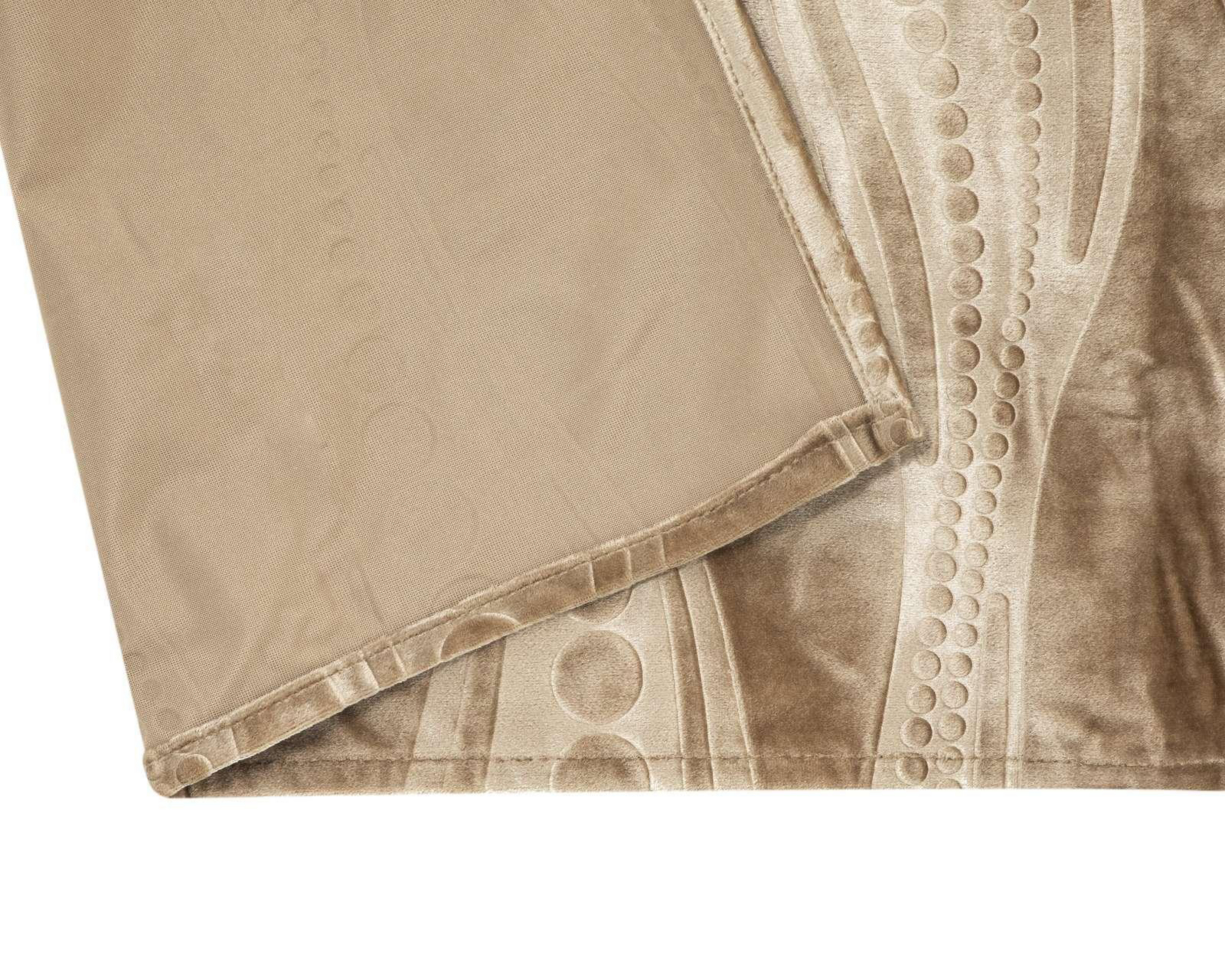 Foto 4 pulgar | Cortina Beatriz 280 x 225 cm Café