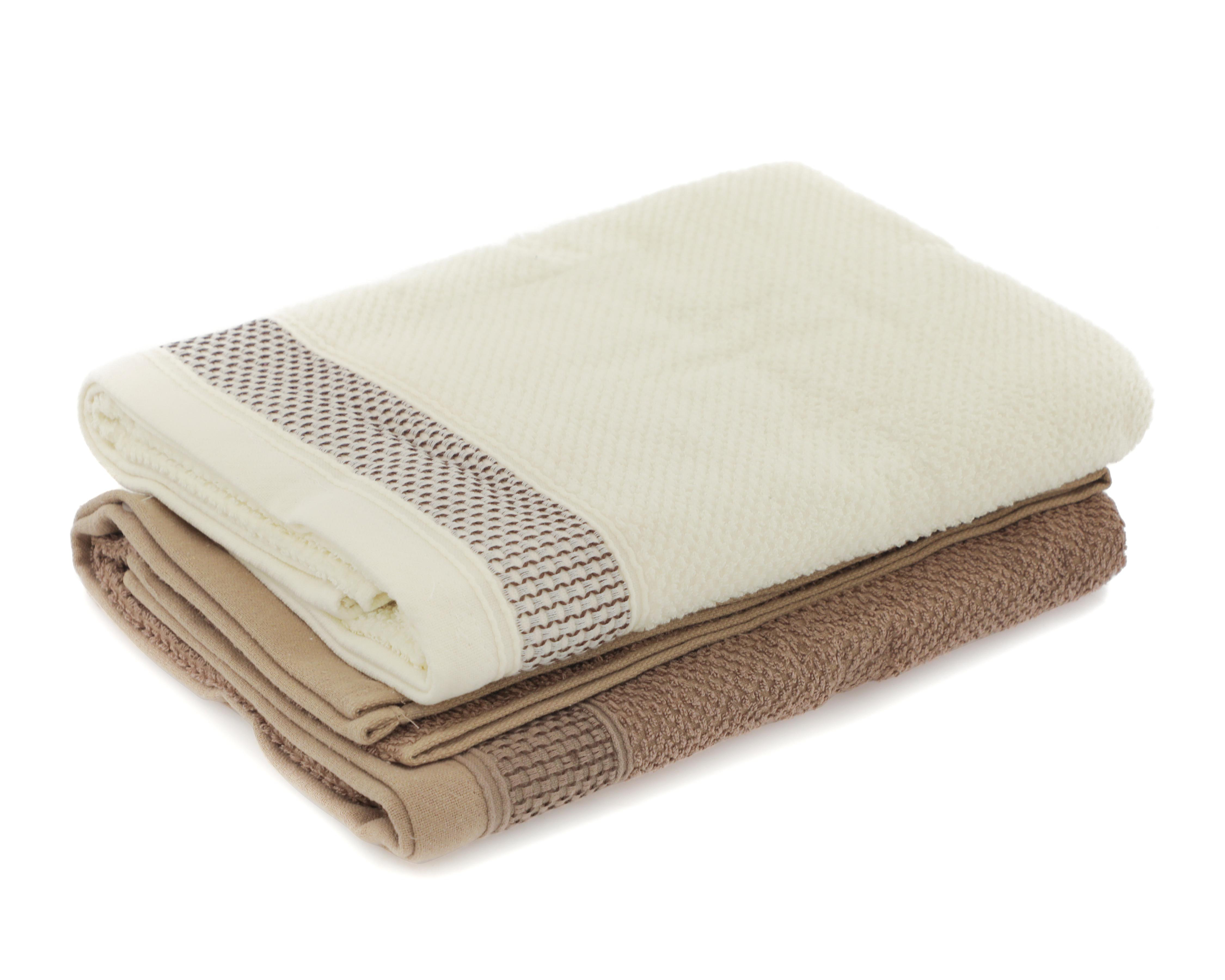 Toalla Karin Beige y Taupe 2 Piezas $359