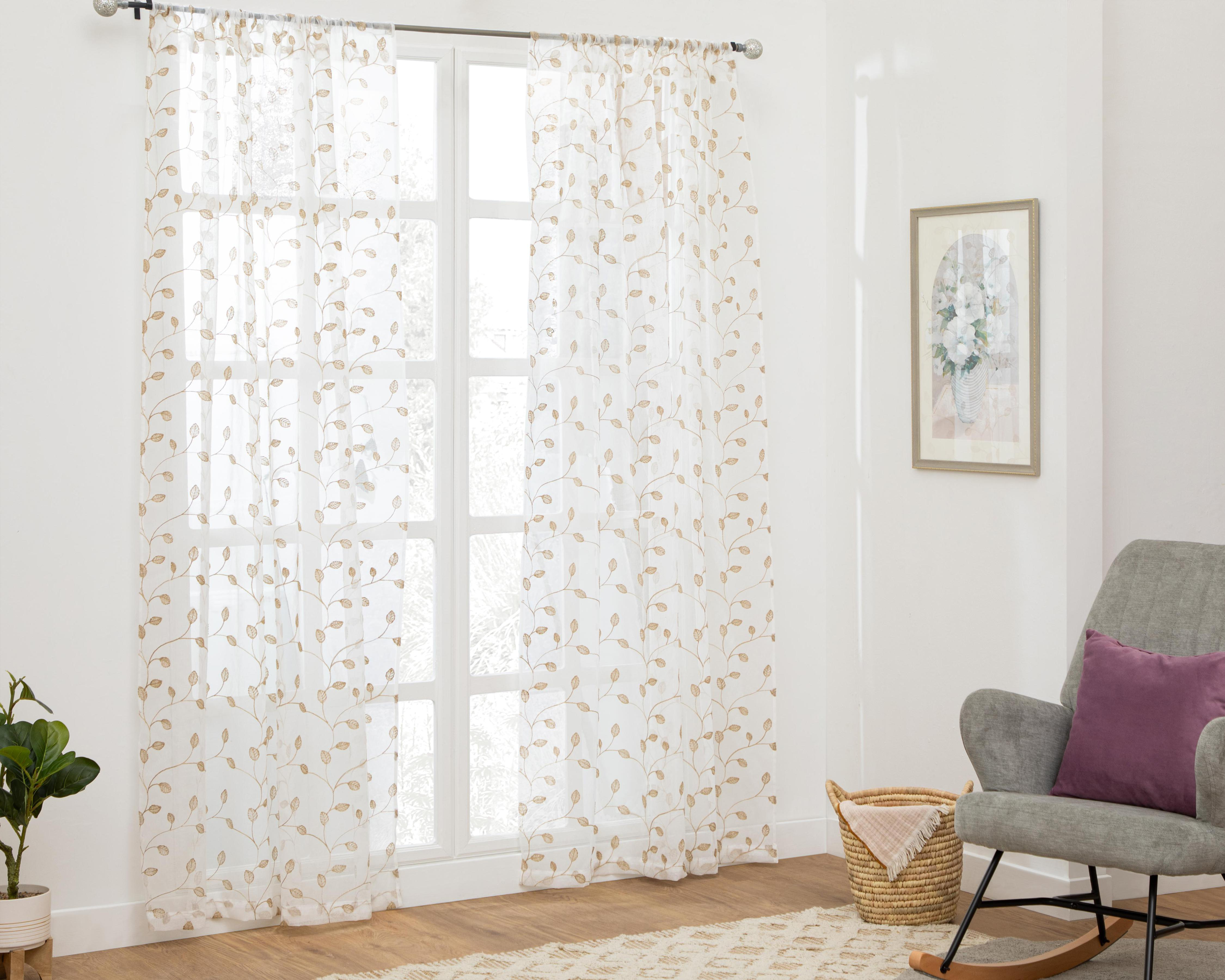 Cortina Diana 140 x 214 cm Blanca