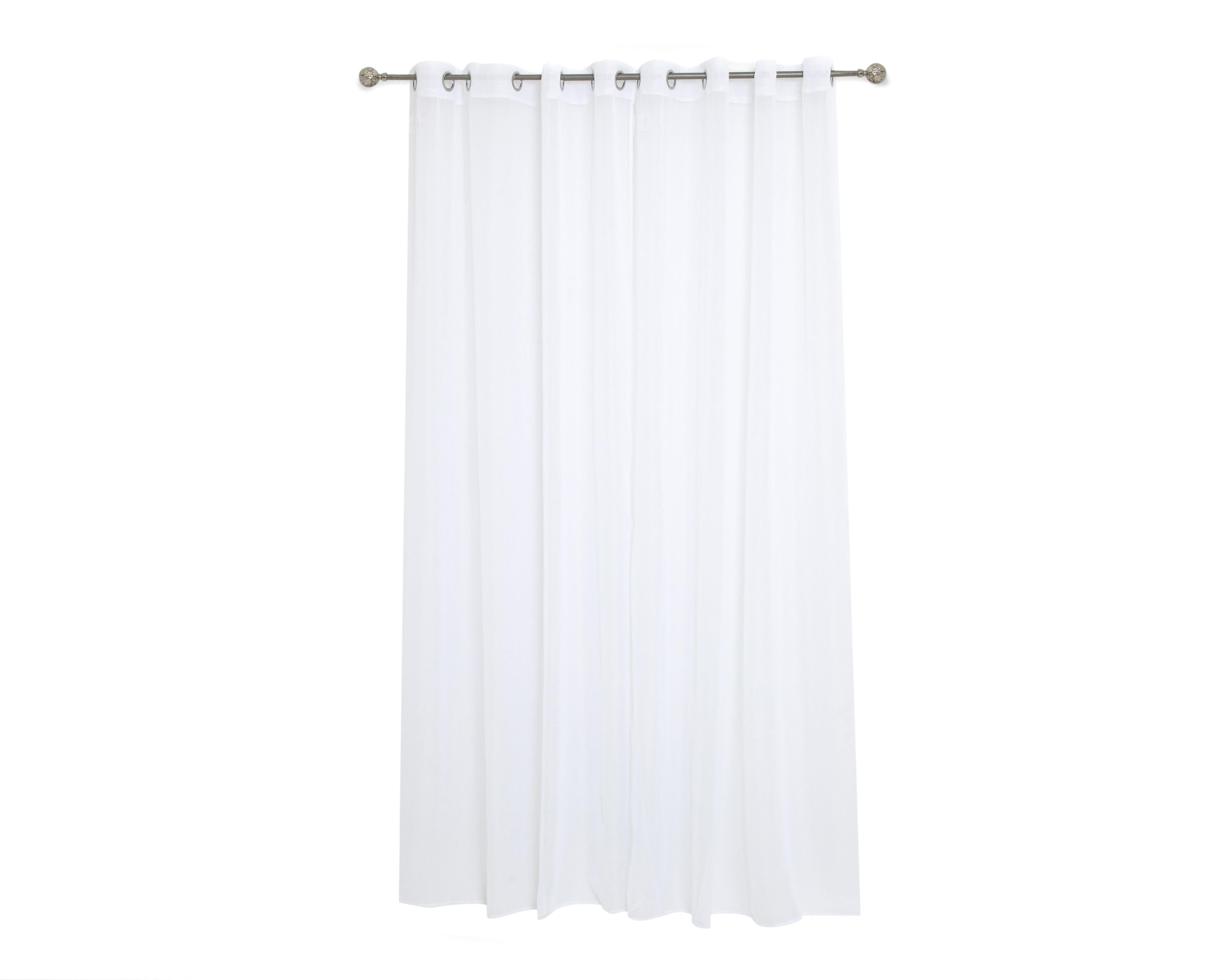 Foto 3 pulgar | Cortina Blackout Sarina 140 x 225 cm Blanco