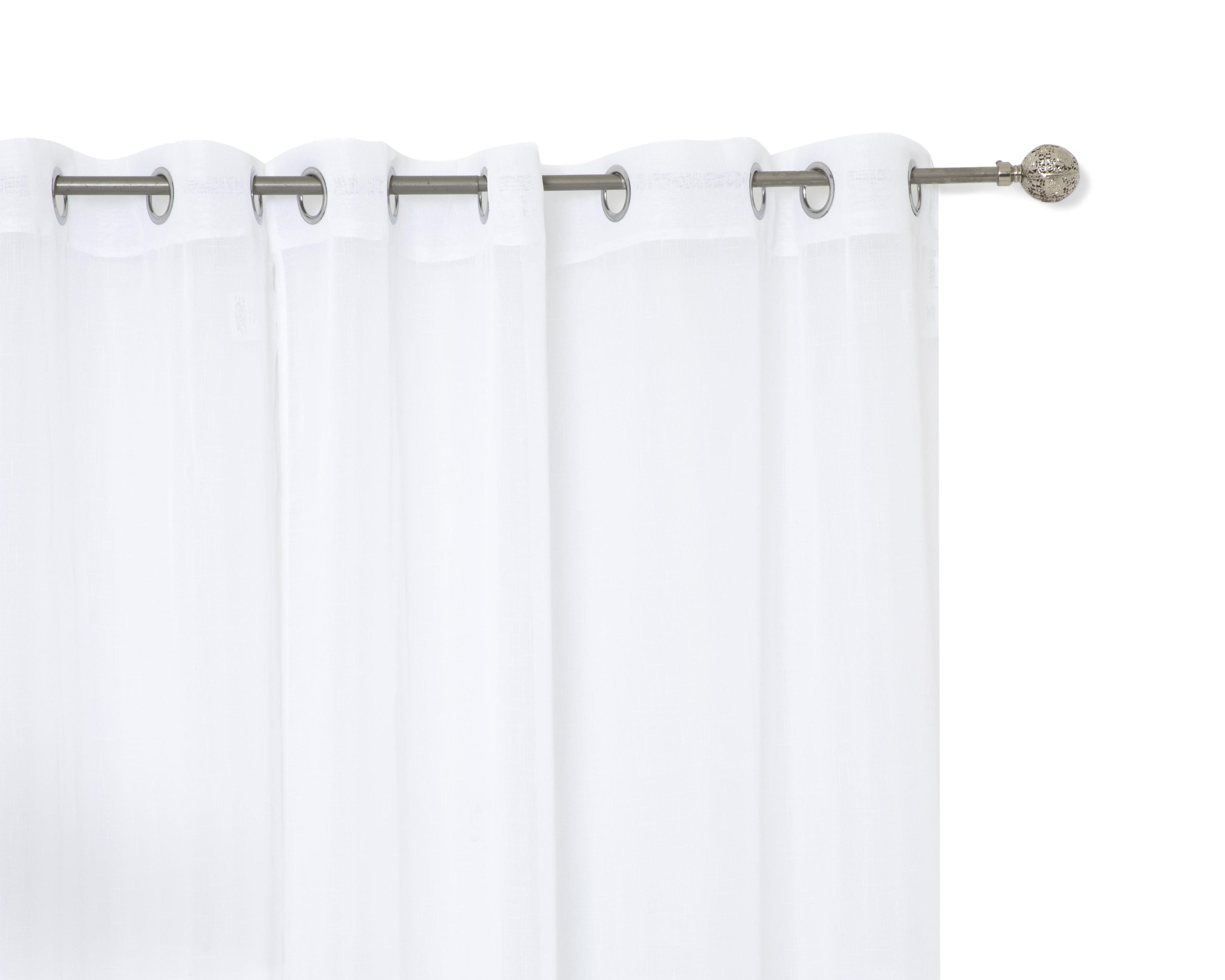 Foto 4 pulgar | Cortina Blackout Sarina 140 x 225 cm Blanco