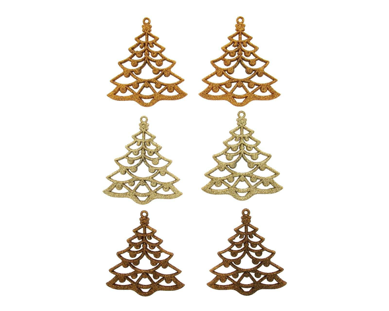 Foto 1 | Adornos Navideños XMas Moka 6 Piezas