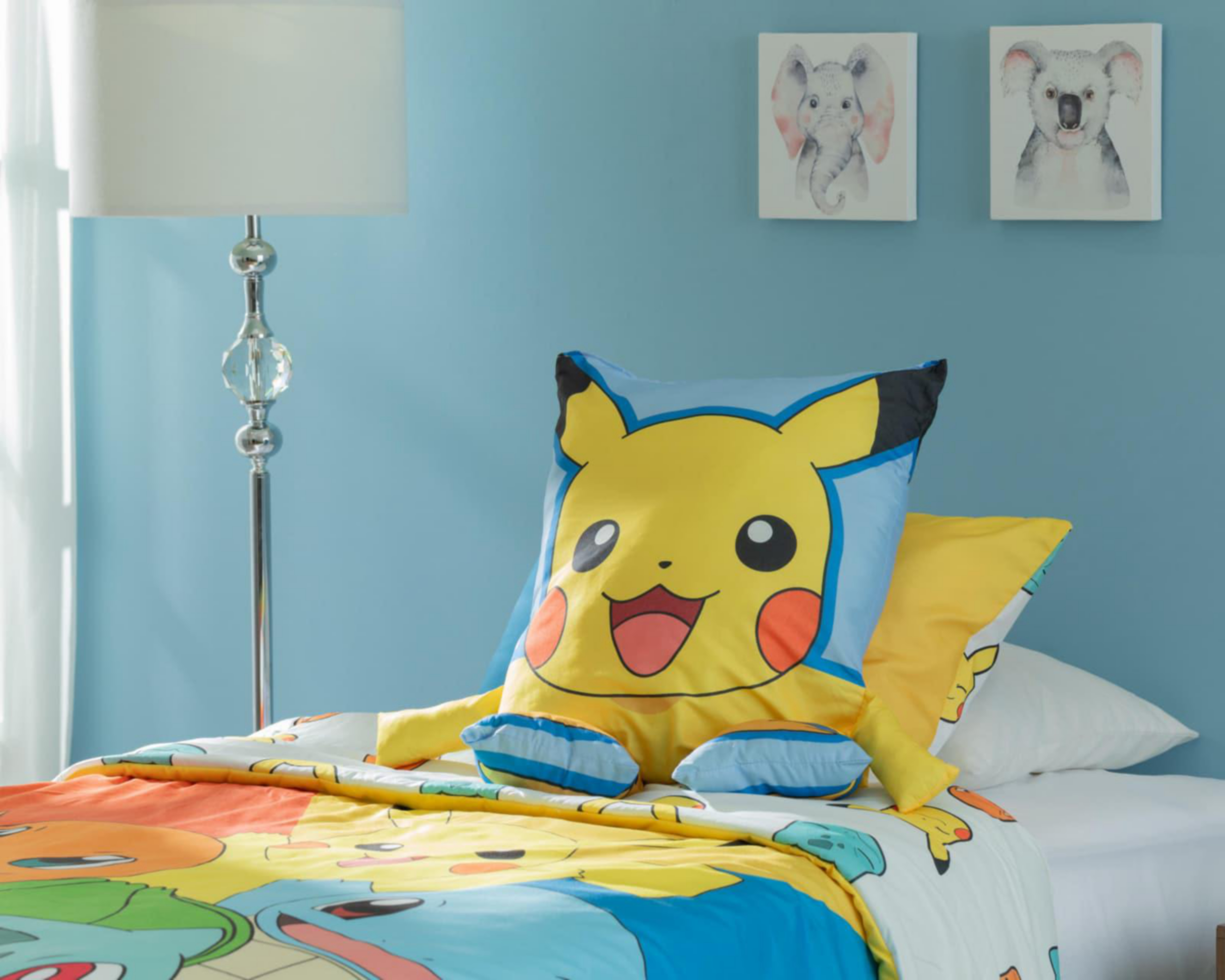 Foto 7 pulgar | Cojín Infantil Pikachu