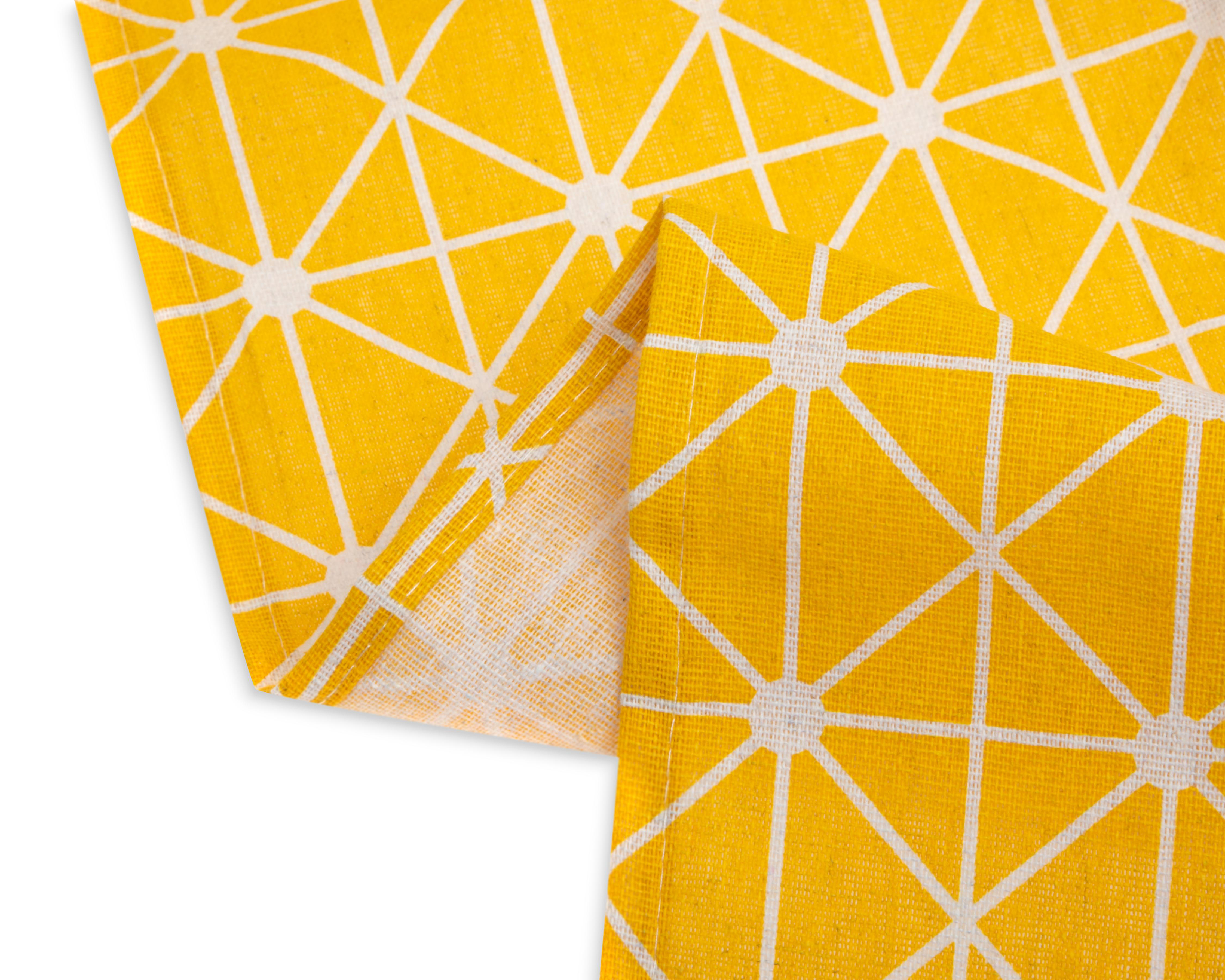 Foto 4 pulgar | Mantel para Mesa Starhaus Amarillo 140 x 220 cm