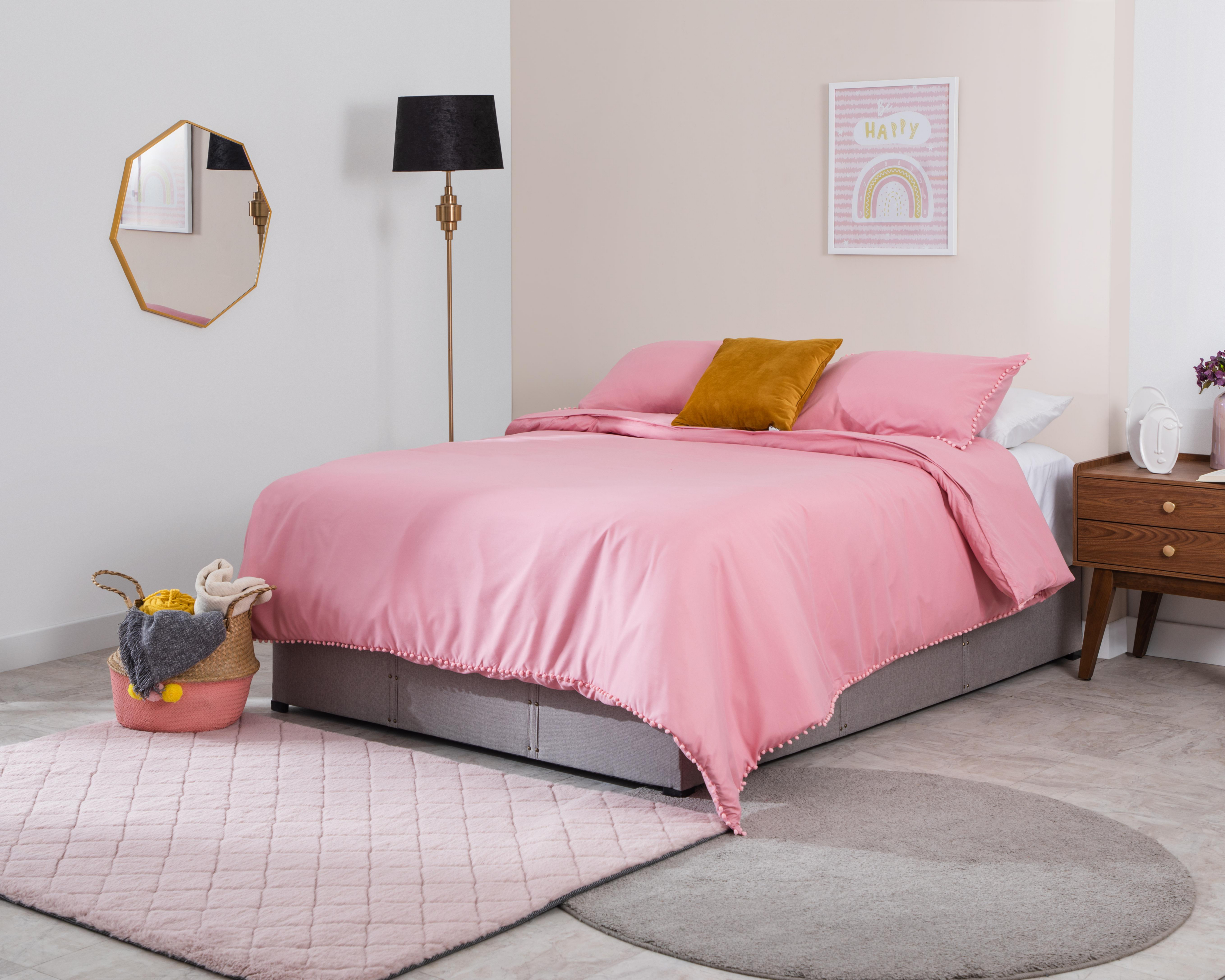 Duvet Ensueño Matrimonial Trendy Rosa 4 Piezas