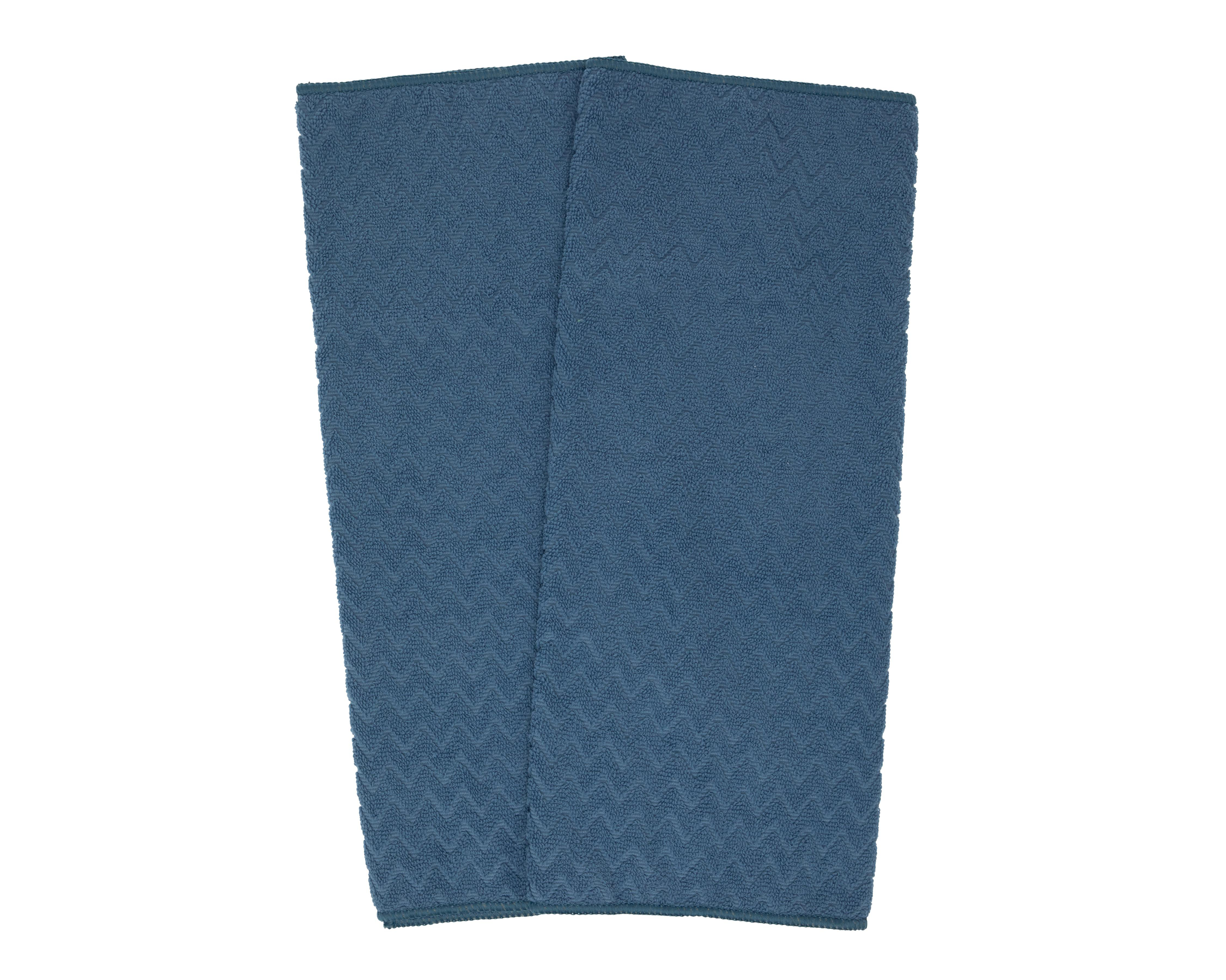 Foto 4 pulgar | Toalla de Cocina Cayetana Azul 3 Piezas