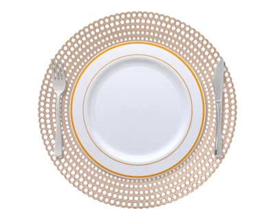 Foto 2 | Mantel Individual Starhaus Dorado 40 cm 4 Piezas