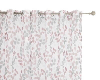 Foto 3 | Cortina Blackout Milos 132 x 225 cm Rosa-Gris