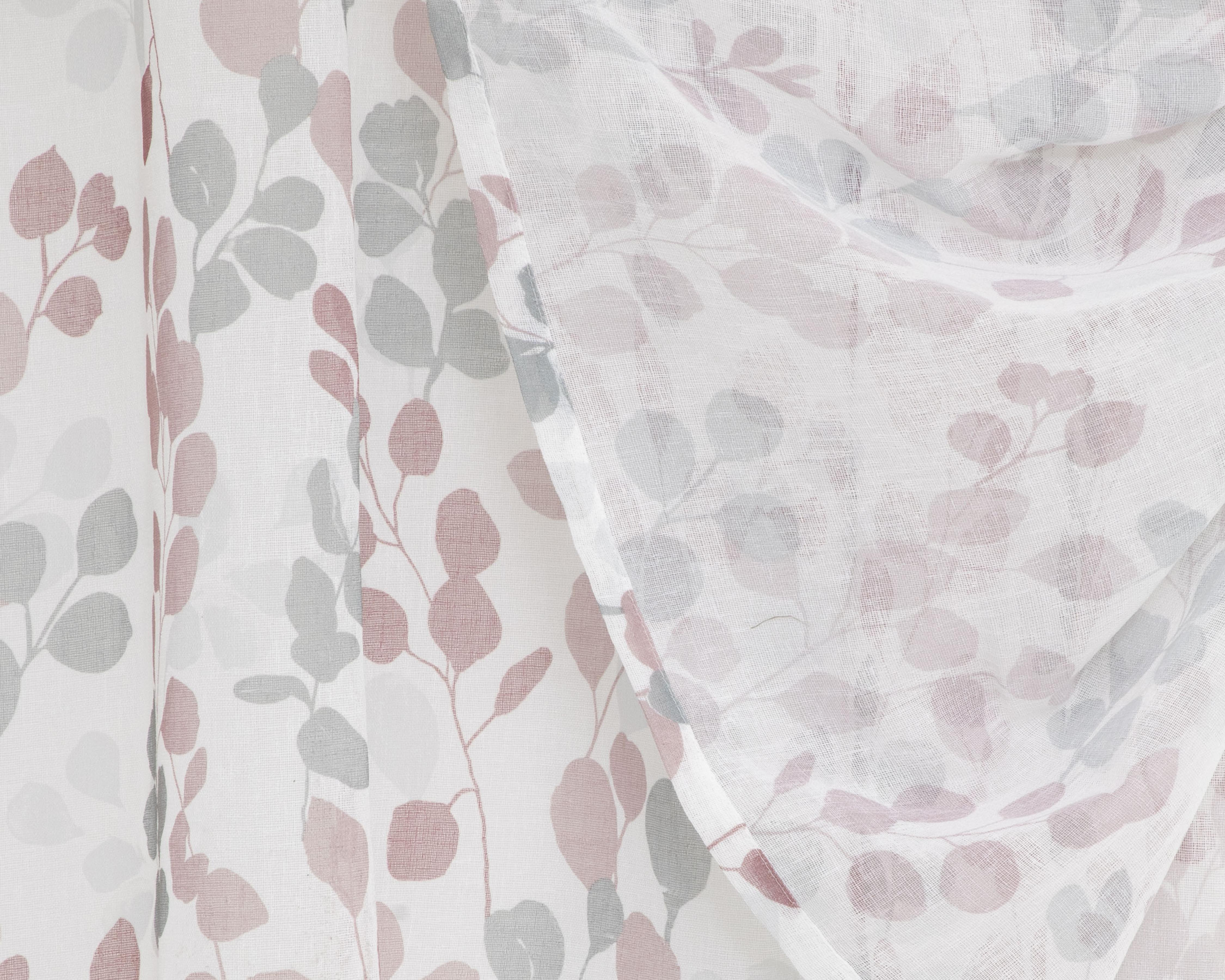 Foto 5 pulgar | Cortina Blackout Milos 132 x 225 cm Rosa-Gris