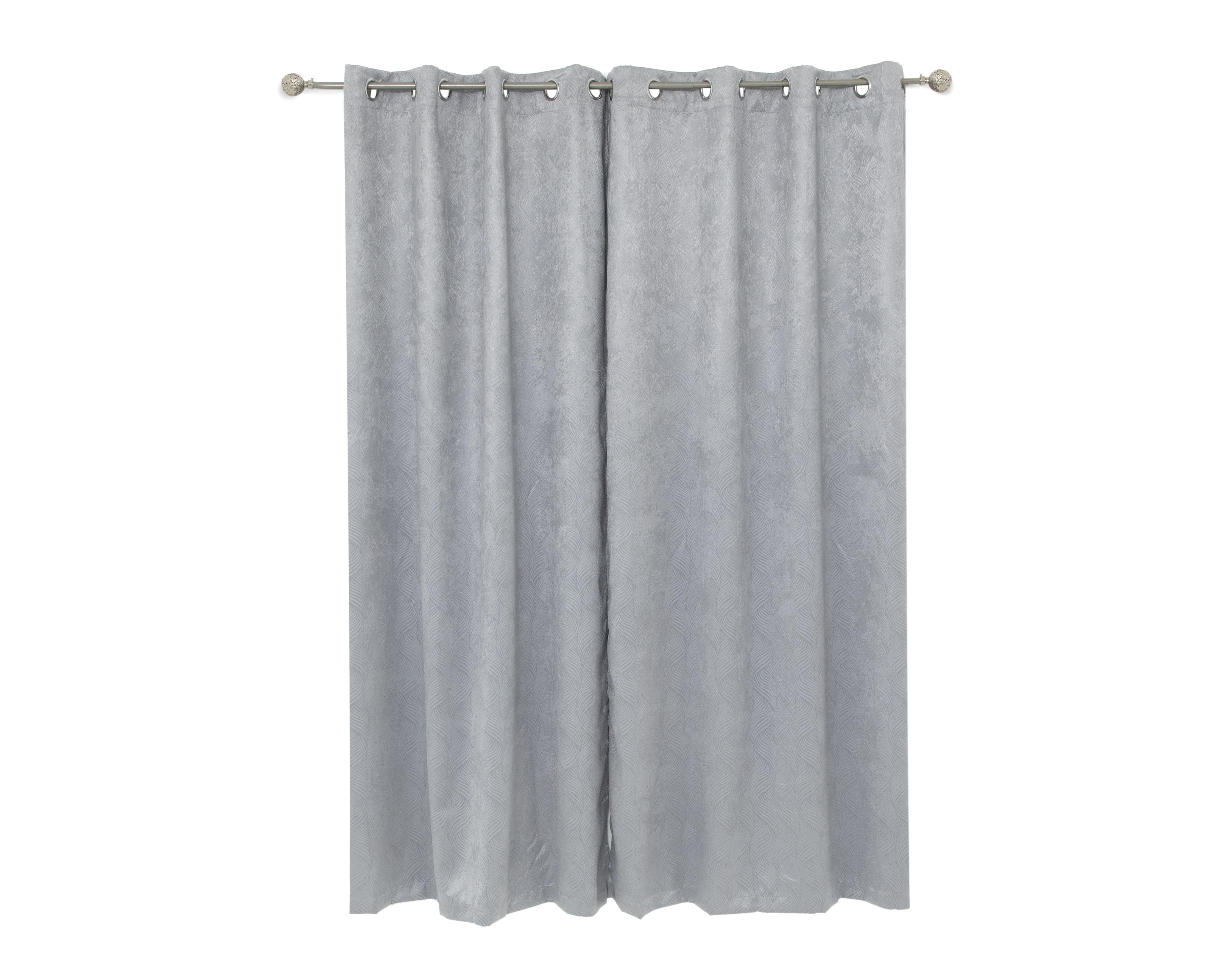 Foto 2 pulgar | Cortina Starhaus Mael 132 x 225 cm Gris