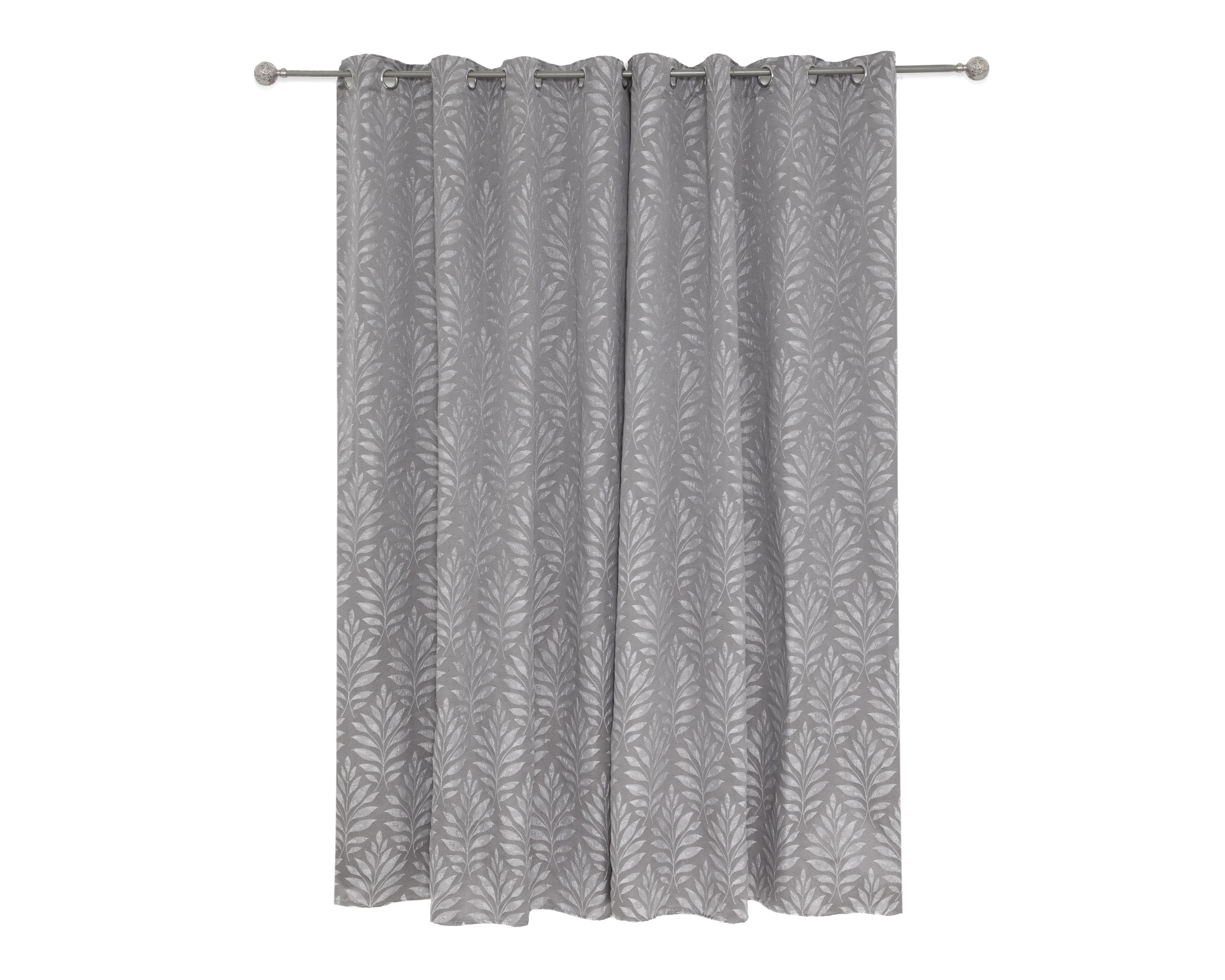 Foto 1 | Cortina Blackout Bianca 140 x 225 cm Plata