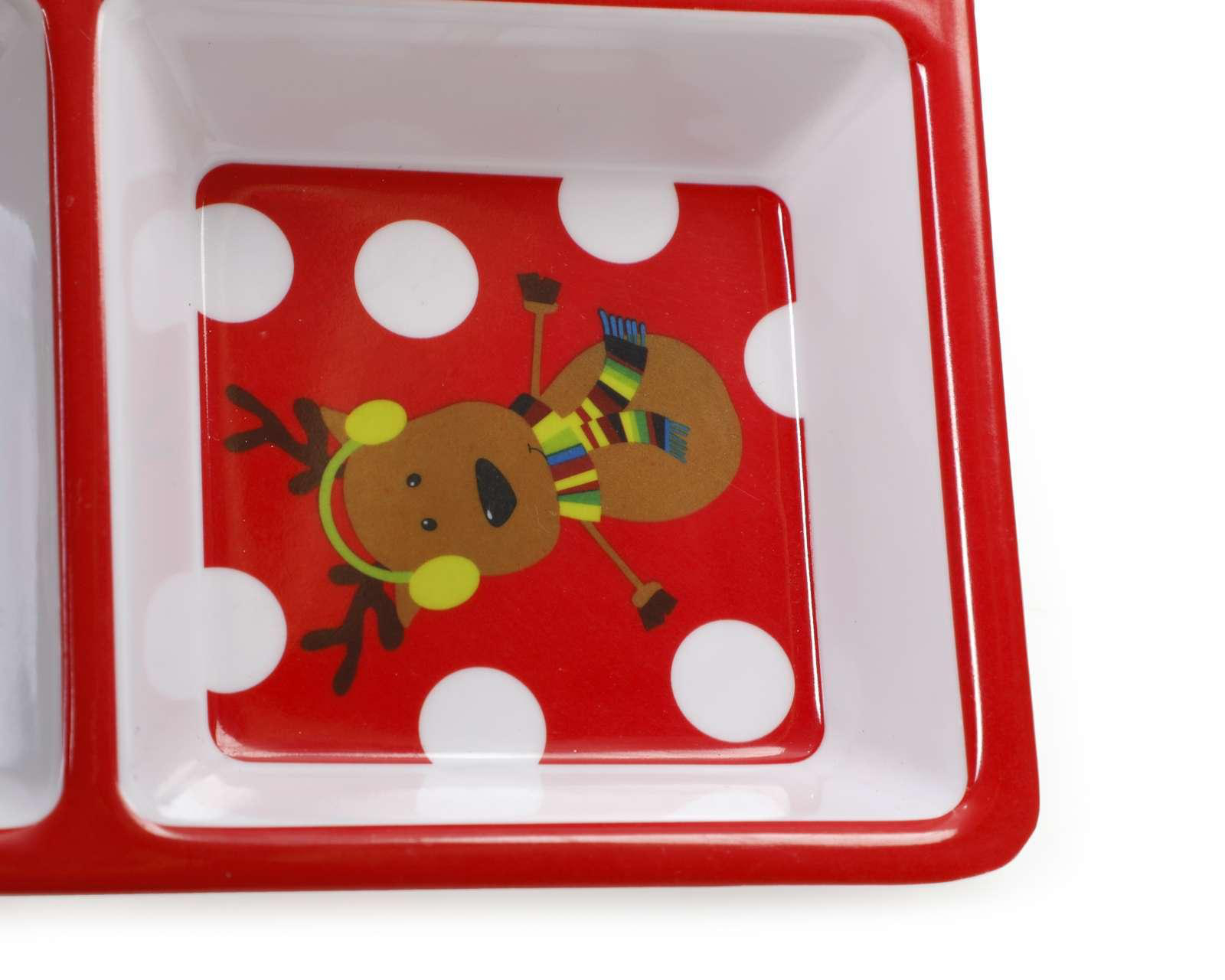 Foto 4 | Plato con Divisiones Starhaus Navideño