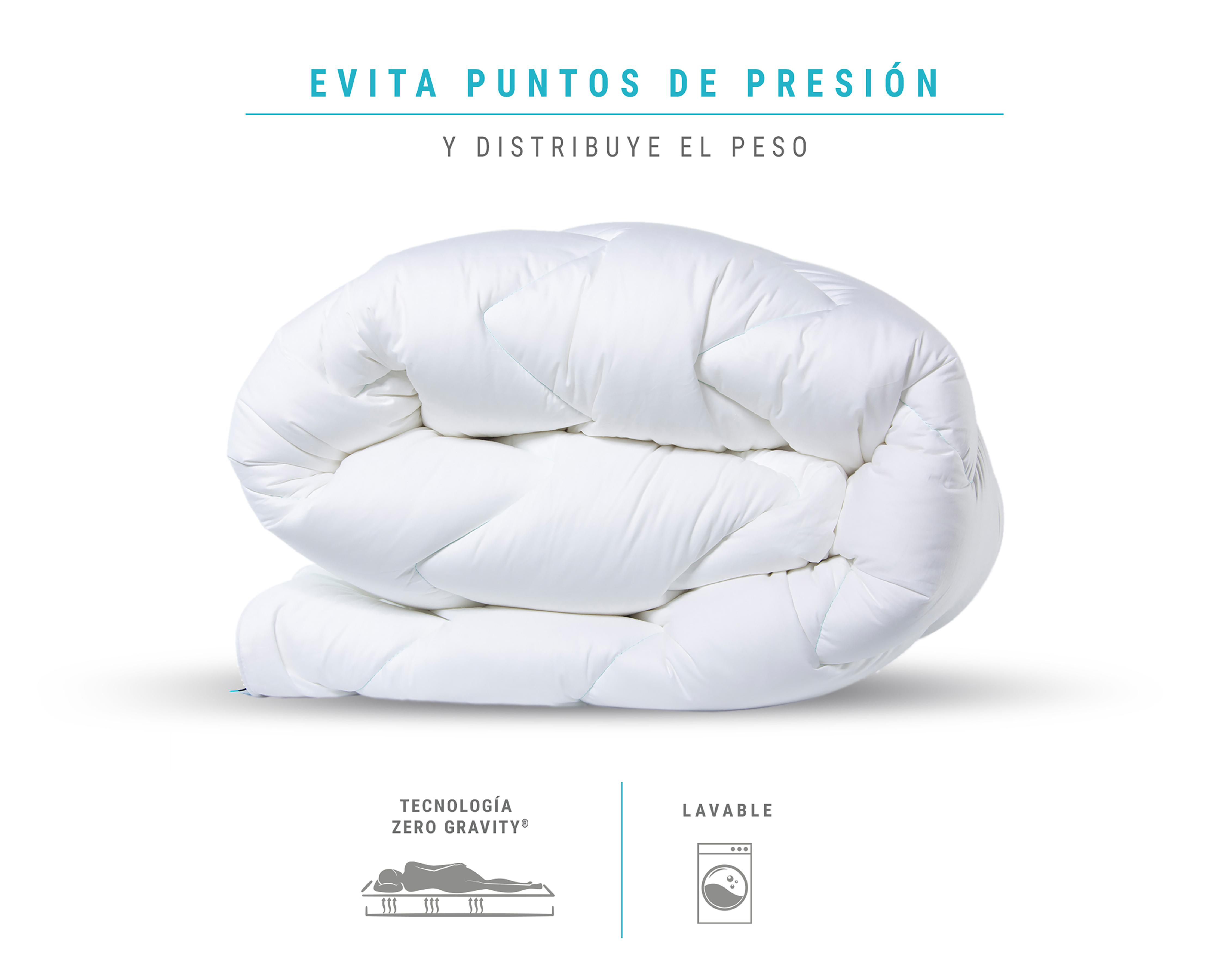 Foto 4 pulgar | Cubrecolchón Sognare King Size Nuo Plus Blanco