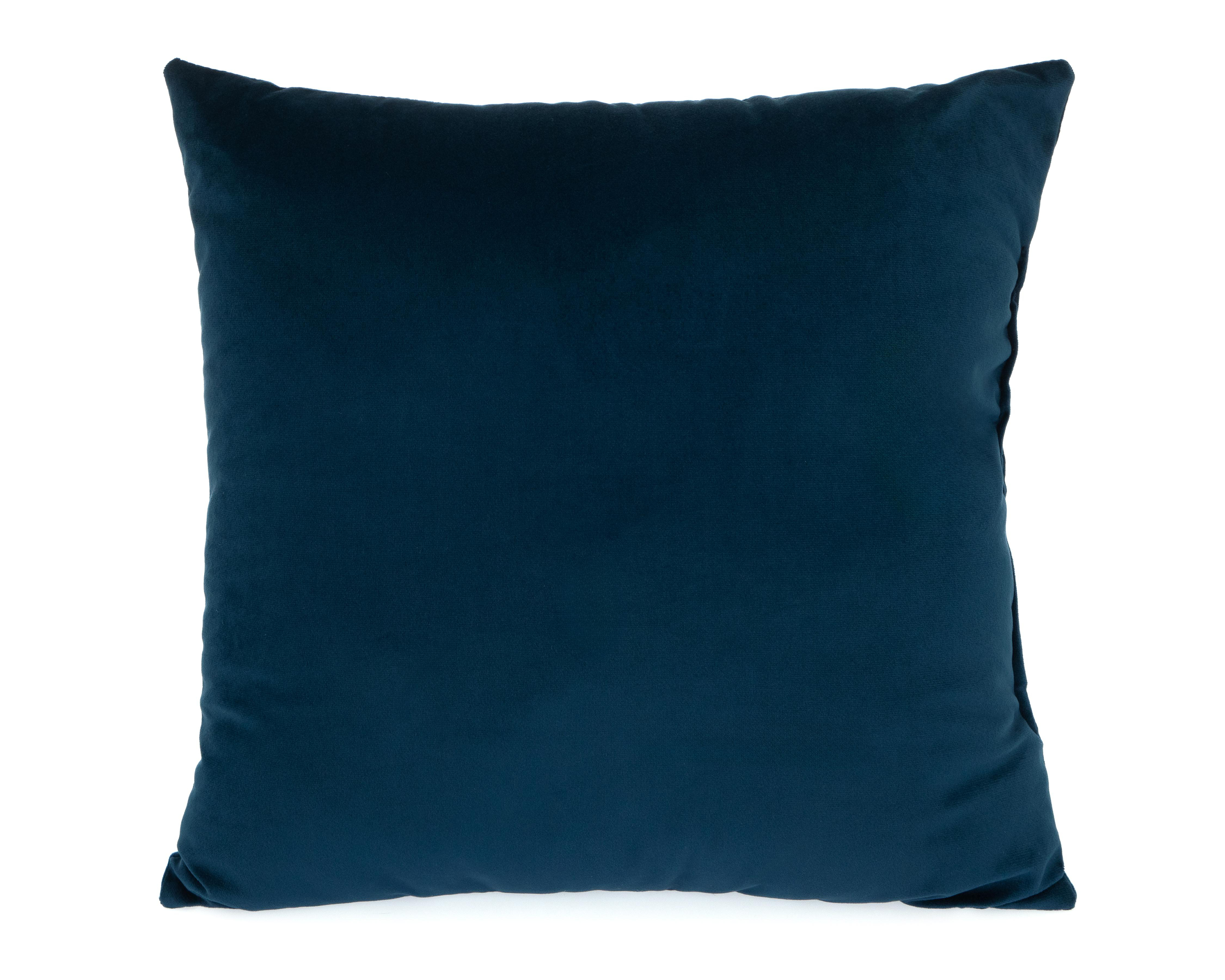 Foto 1 | Cojín Decorativo Terciopelo Azul