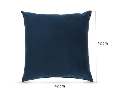 Foto 6 | Cojín Decorativo Terciopelo Azul