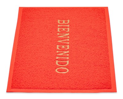 Foto 3 | Tapete Bienvenido Rojo 75 x 45 cm