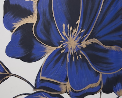 Foto 4 | Cuadro Decorativo Orquídea Azul