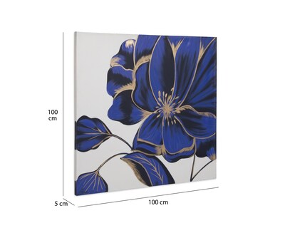 Foto 5 | Cuadro Decorativo Orquídea Azul