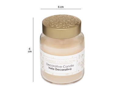 Foto 4 | Vela Aromática Snowflakes Beige