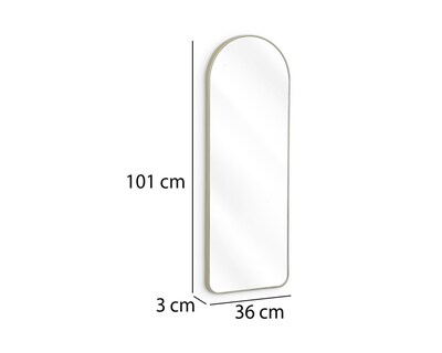 Foto 5 | Espejo Rectangular Janis 101 x 36 cm