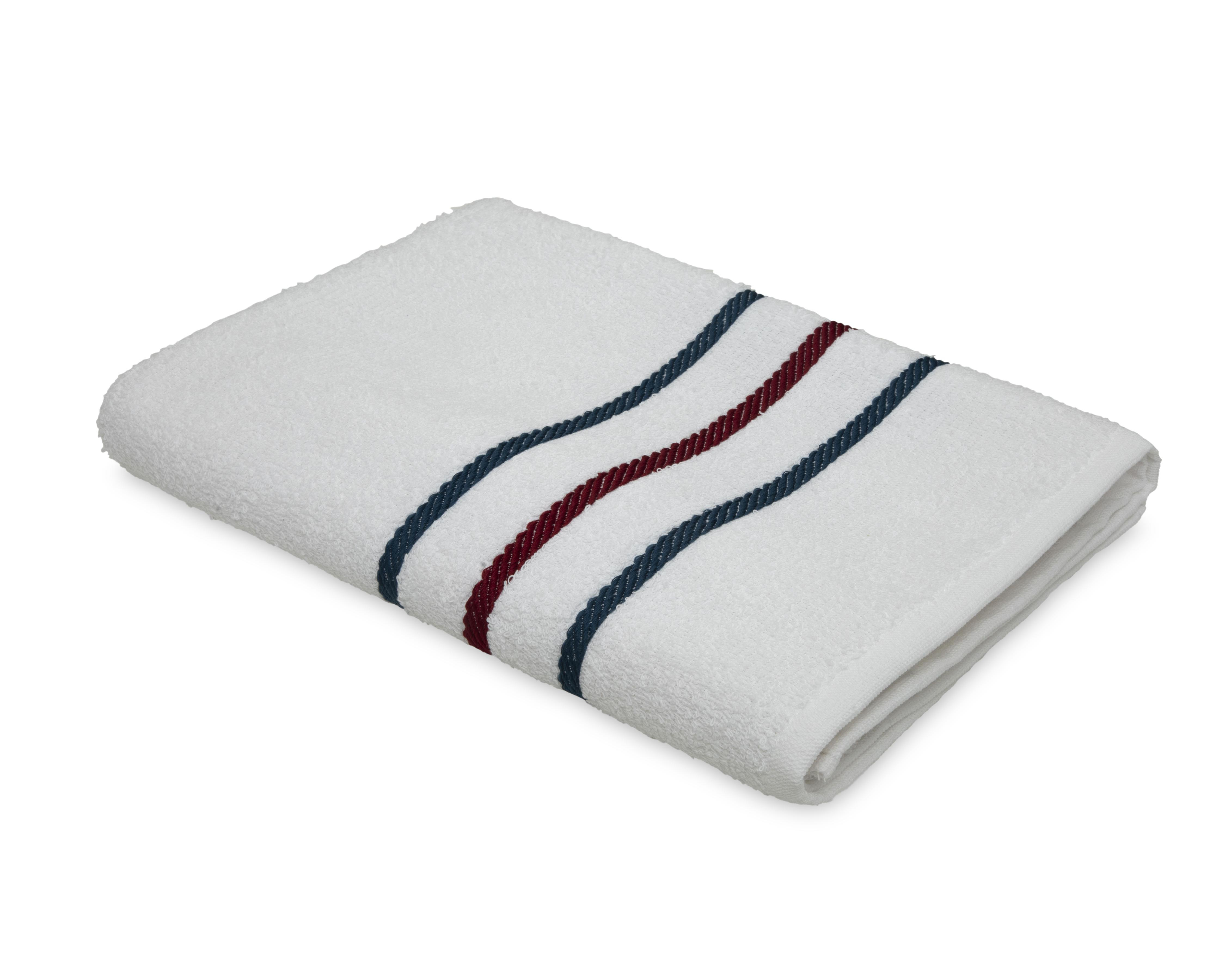 Toalla de Medio Baño Tommy Blanca $69