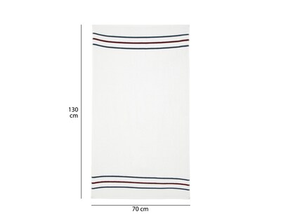 Foto 5 | Toalla de Medio Baño Tommy Blanca