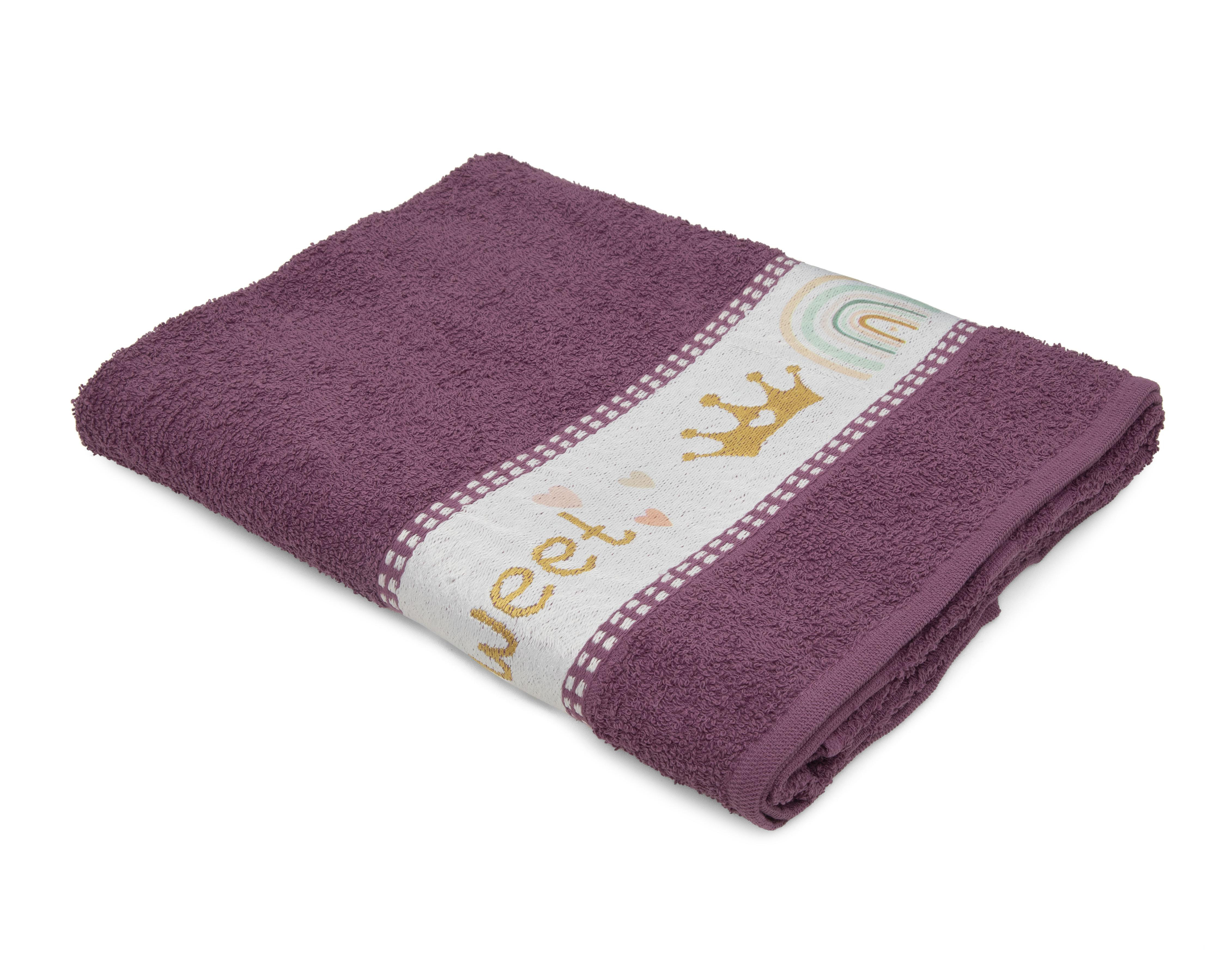 Toalla de Medio Baño Sweet Morado