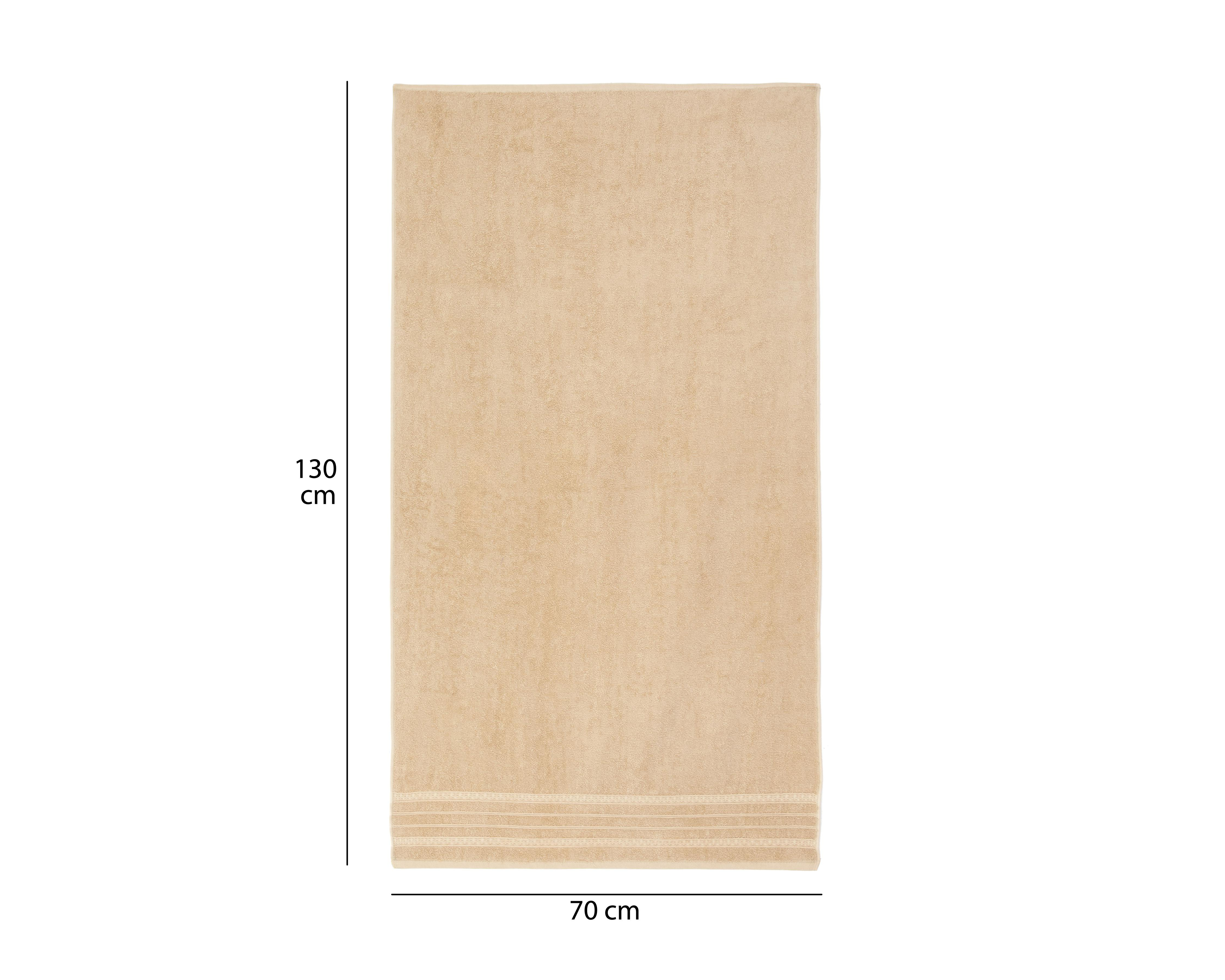Foto 6 pulgar | Toalla de Medio Baño Luxor Beige