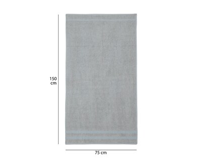 Foto 5 | Toalla de Medio Baño Moscú Gris