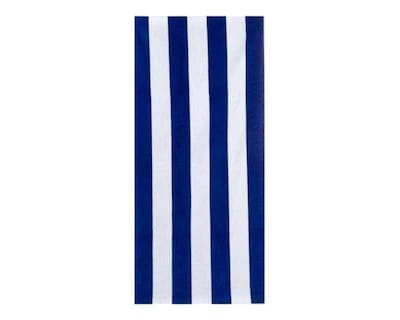 Foto 3 | Toalla de Medio Baño Velour Franjas Azul