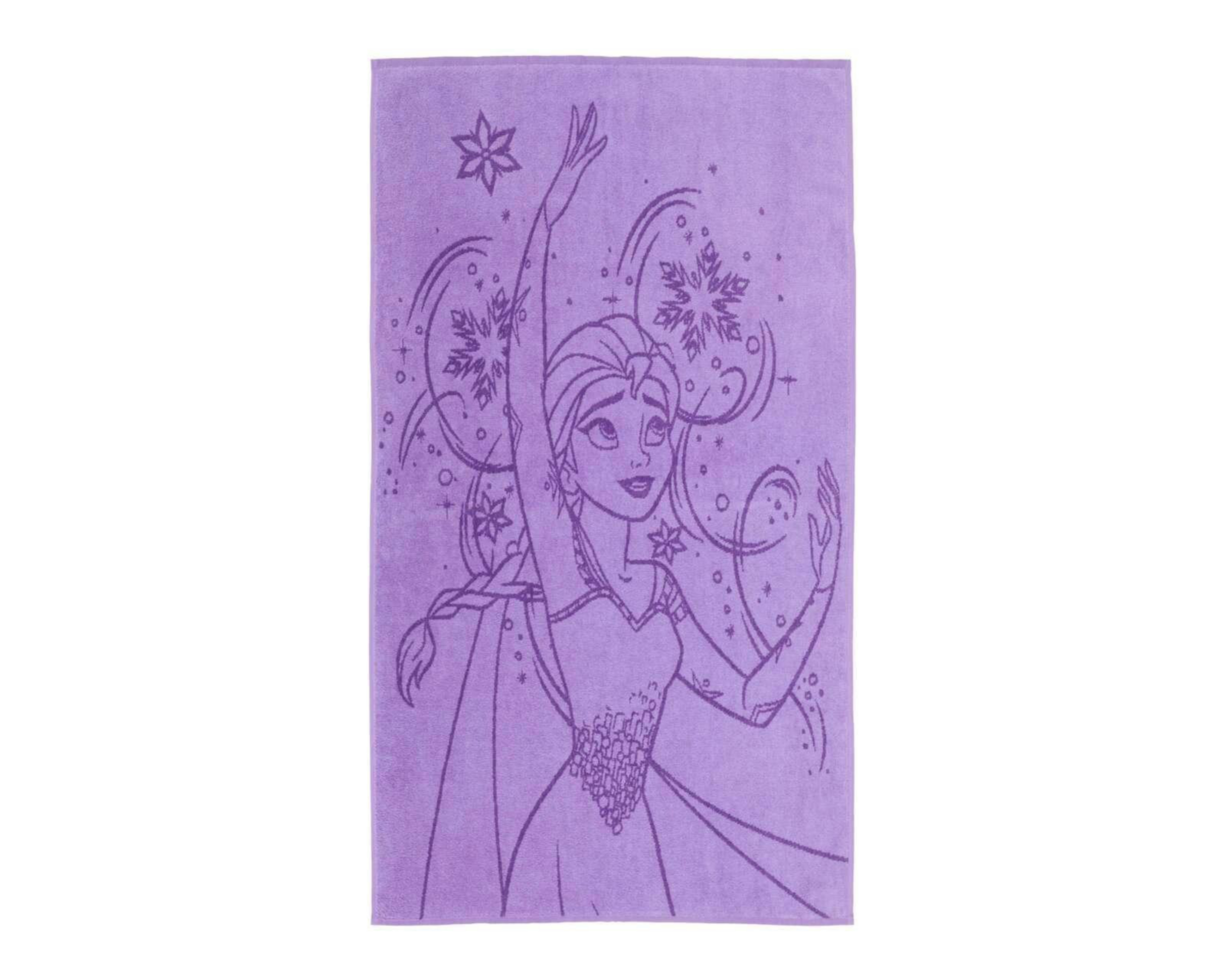 Foto 2 pulgar | Toalla de Medio Baño Frozen Disney Morada