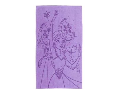 Foto 1 | Toalla de Medio Baño Frozen Disney Morada