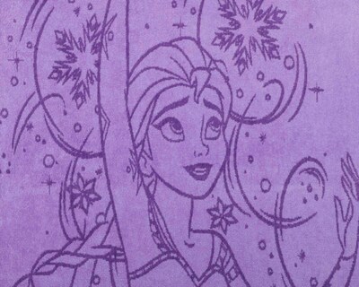 Foto 3 | Toalla de Medio Baño Frozen Disney Morada