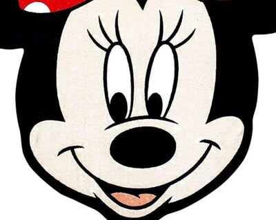 Foto 3 | Toalla de Baño Minnie Mouse Disney Roja/Negra