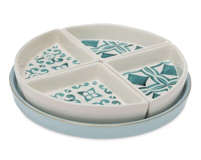 Foto 2 | Plato con Divisiones Decorativo Yemen