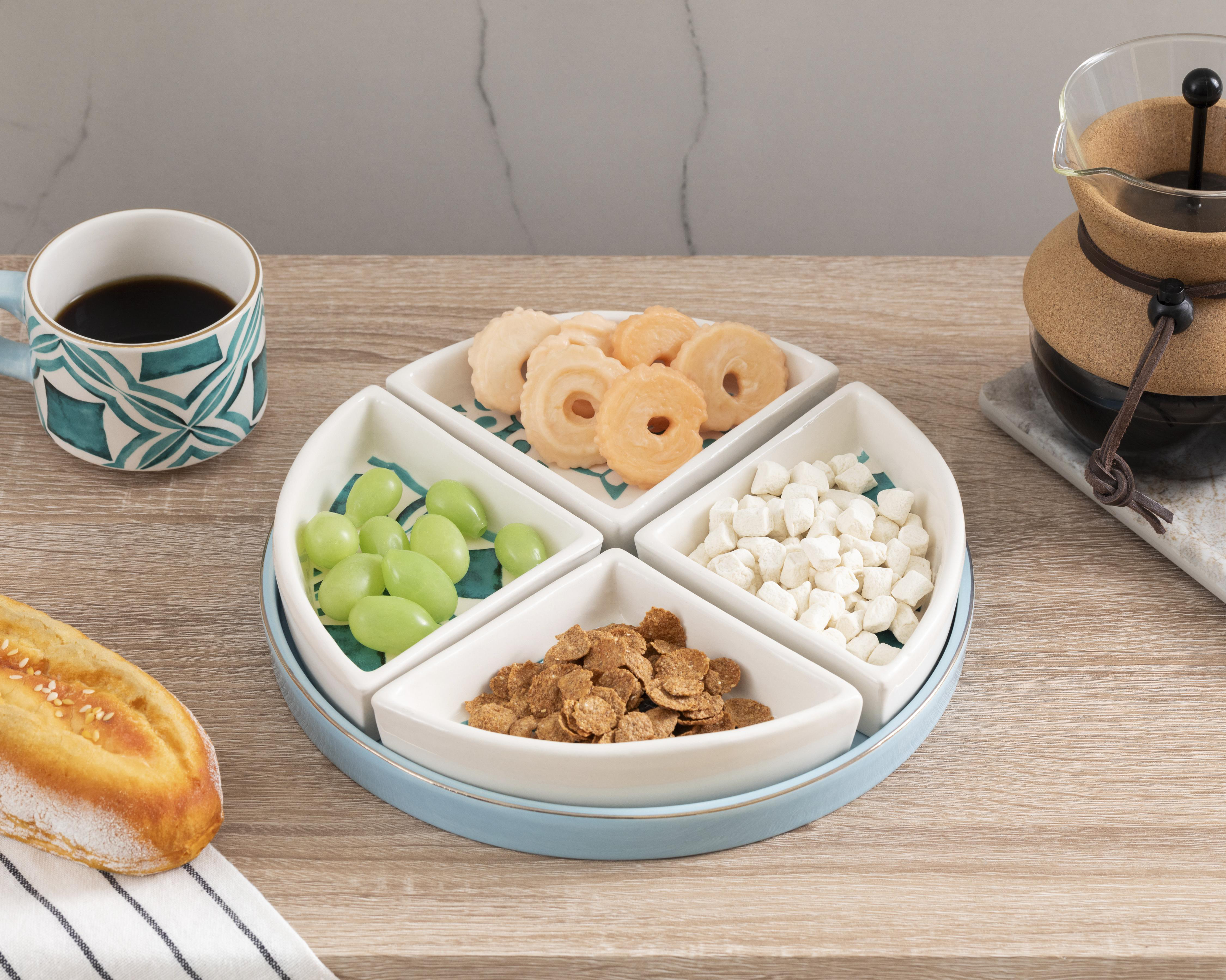 Foto 5 | Plato con Divisiones Decorativo Yemen