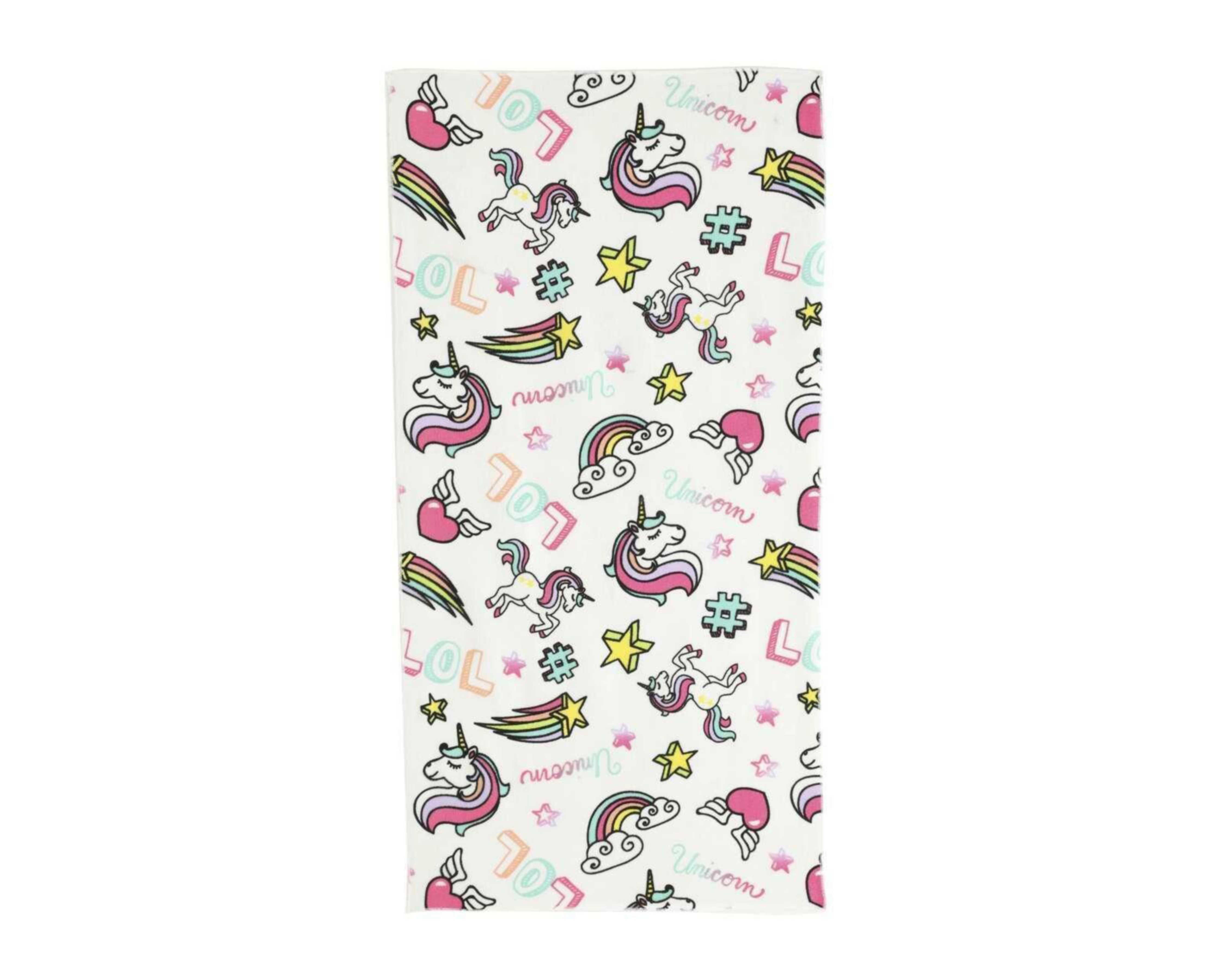 Foto 2 pulgar | Toalla de Baño Pinky Unicornios Starhaus Rosa