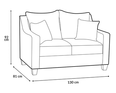 Foto 8 | Loveseat Miller Contemporáneo