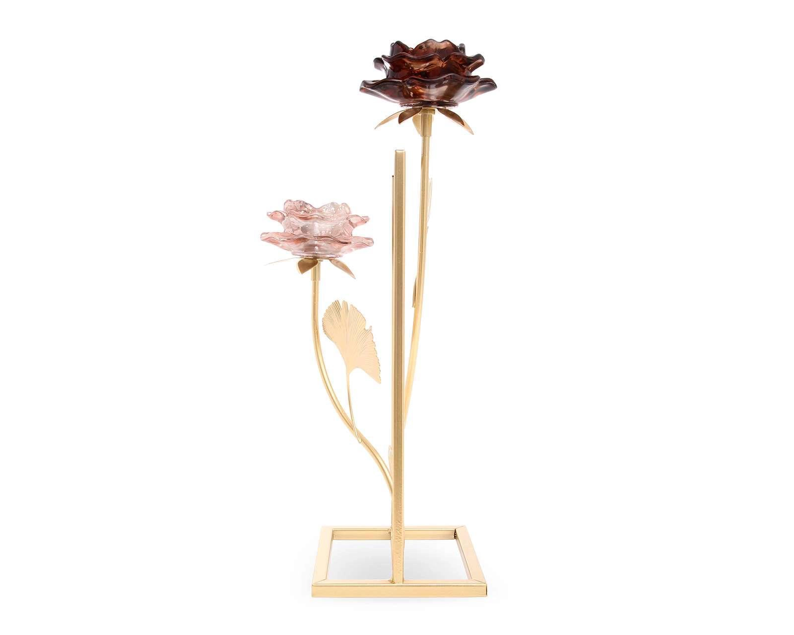 Foto 3 pulgar | Candelabro Flowers