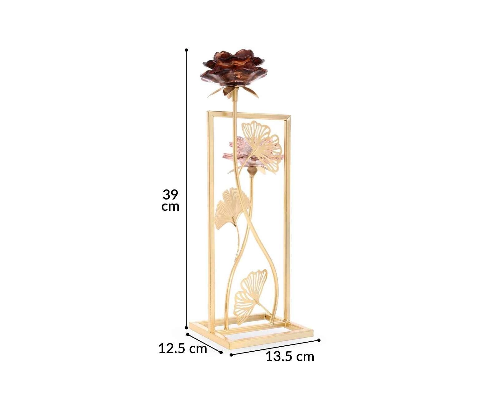 Foto 6 pulgar | Candelabro Flowers