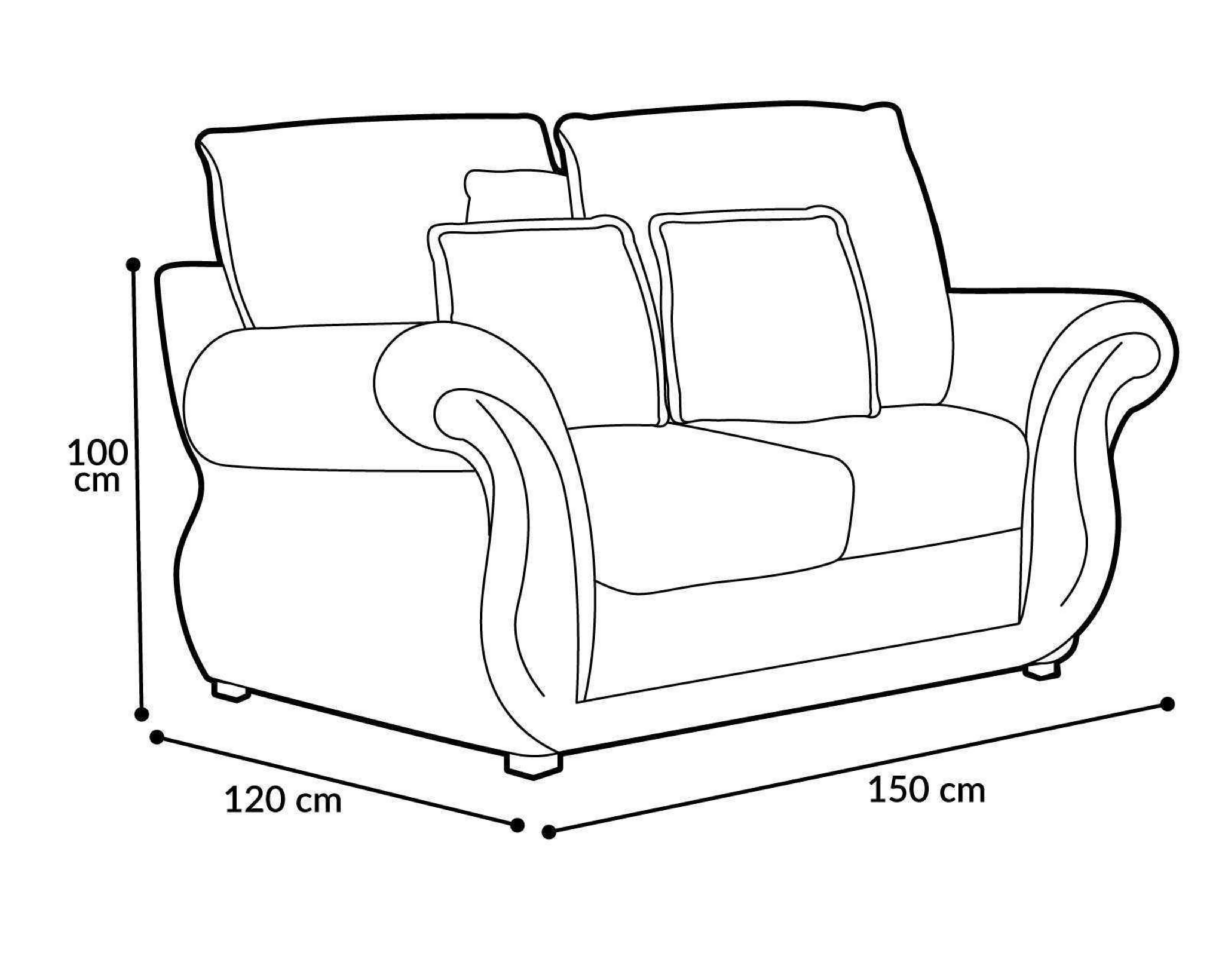 Foto 7 pulgar | Loveseat Dallara Clásico