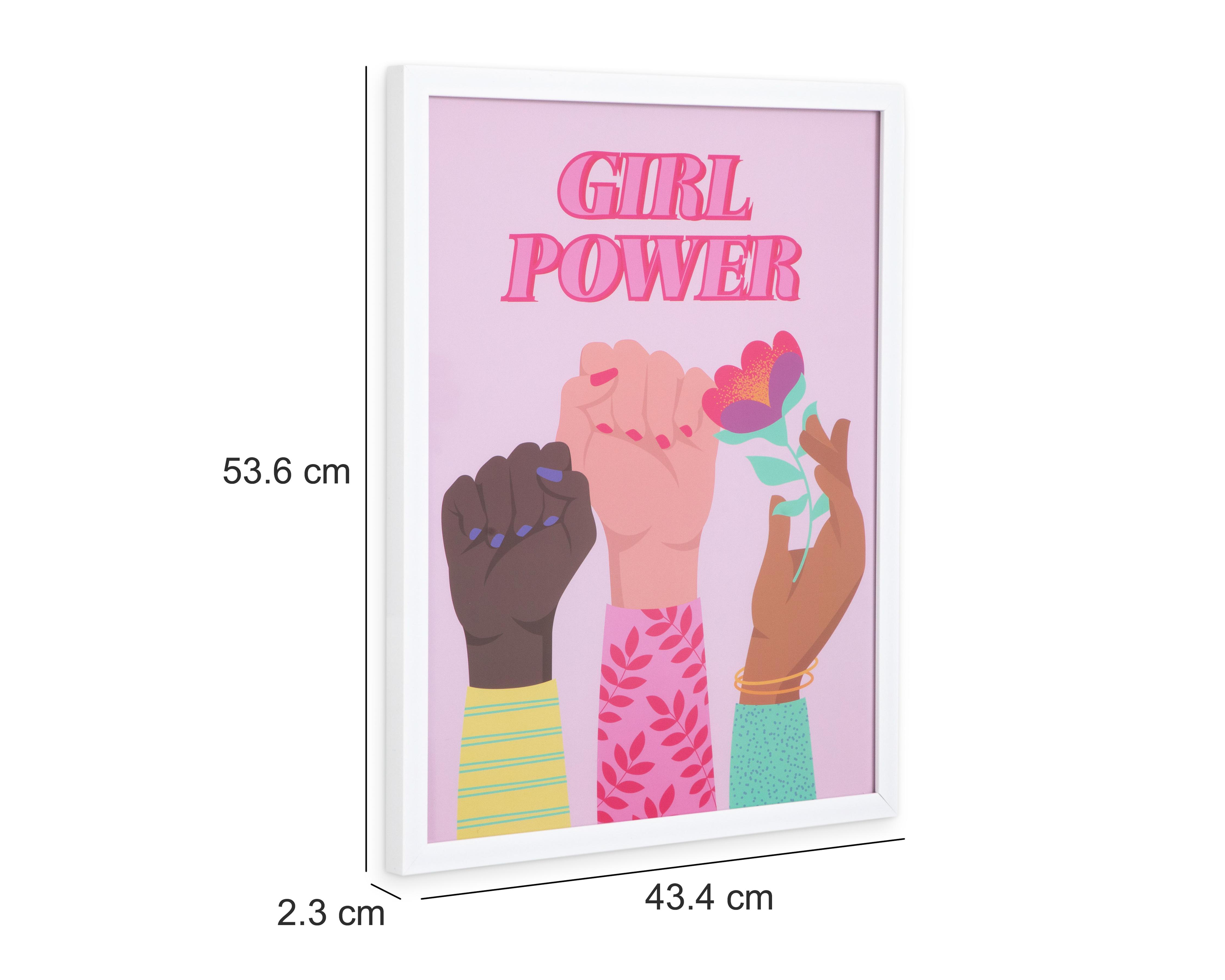 Foto 6 pulgar | Cuadro Decorativo Girl Power