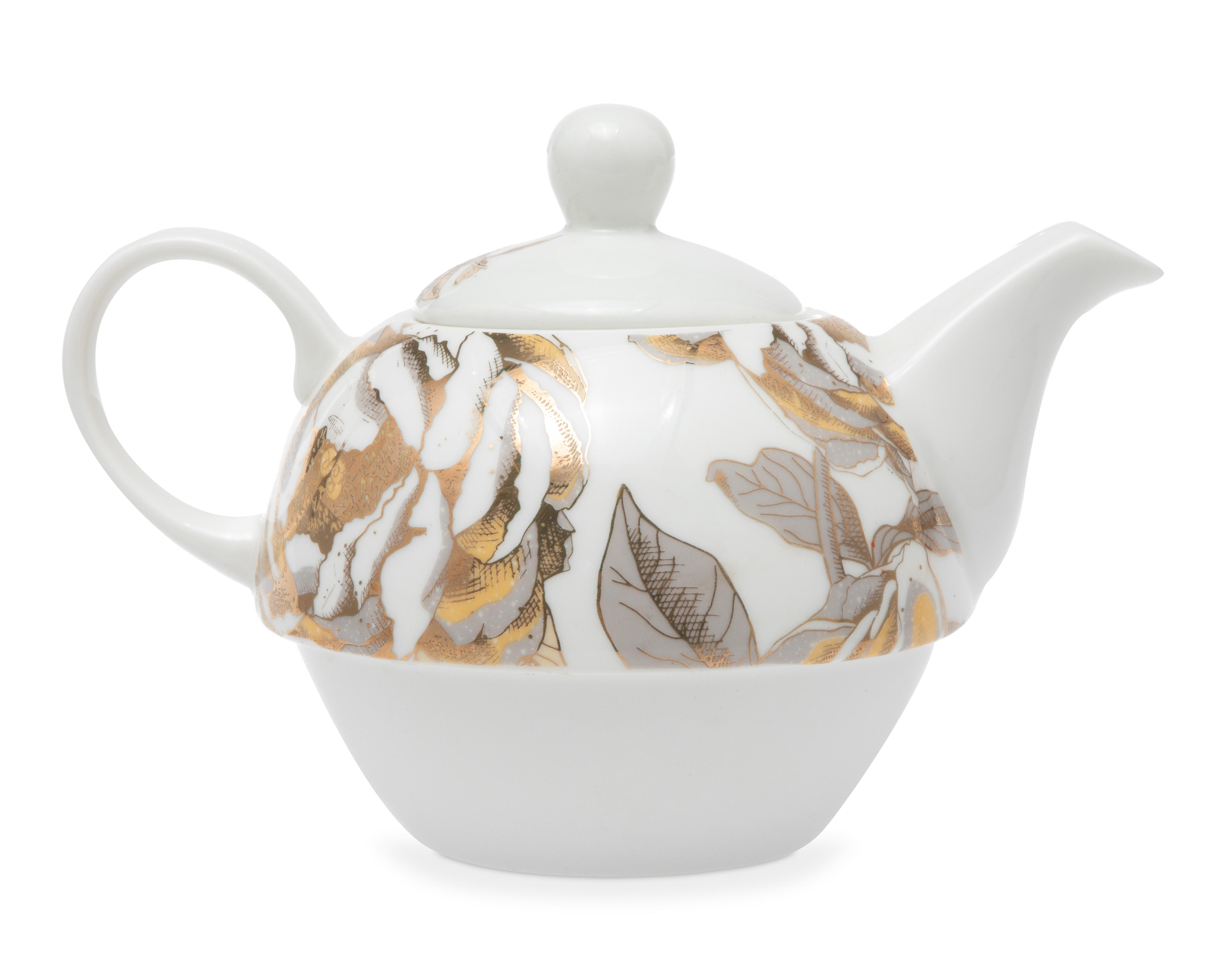 Foto 4 pulgar | Tetera y Taza Decorativa Aurora