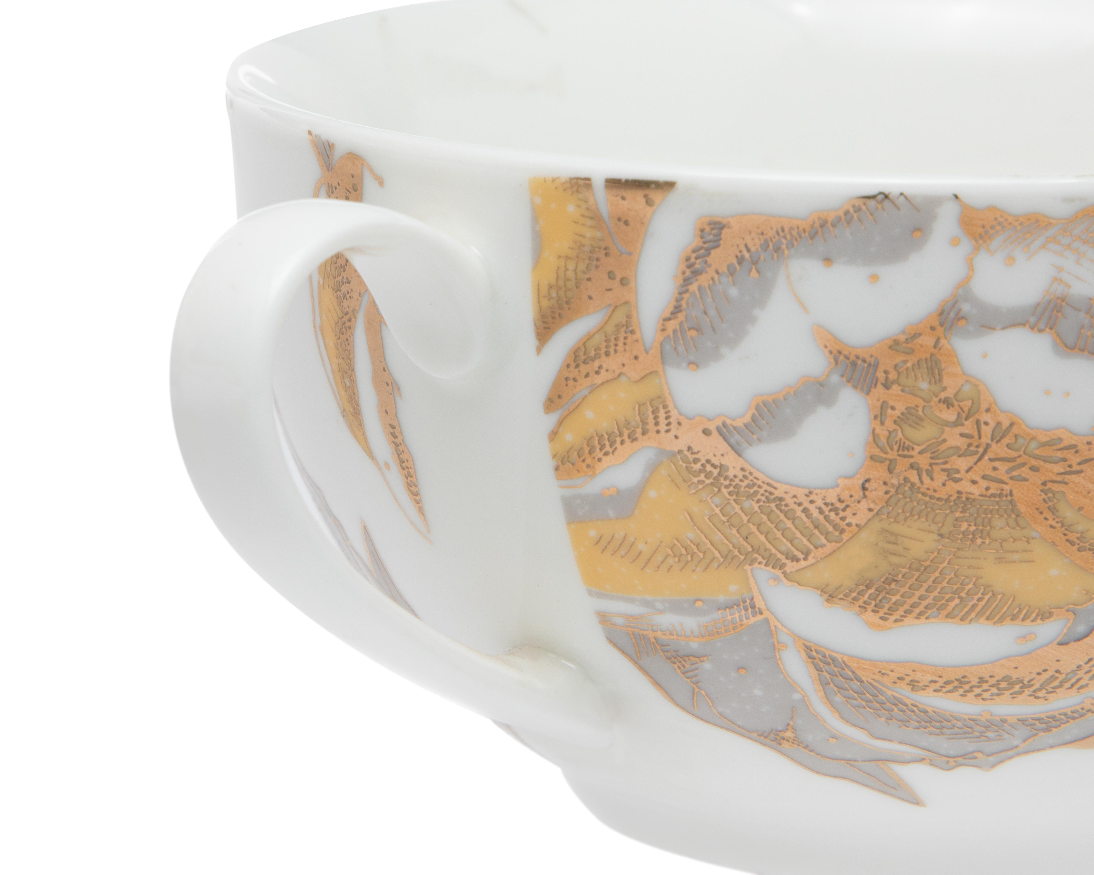 Foto 6 pulgar | Tetera y Taza Decorativa Aurora
