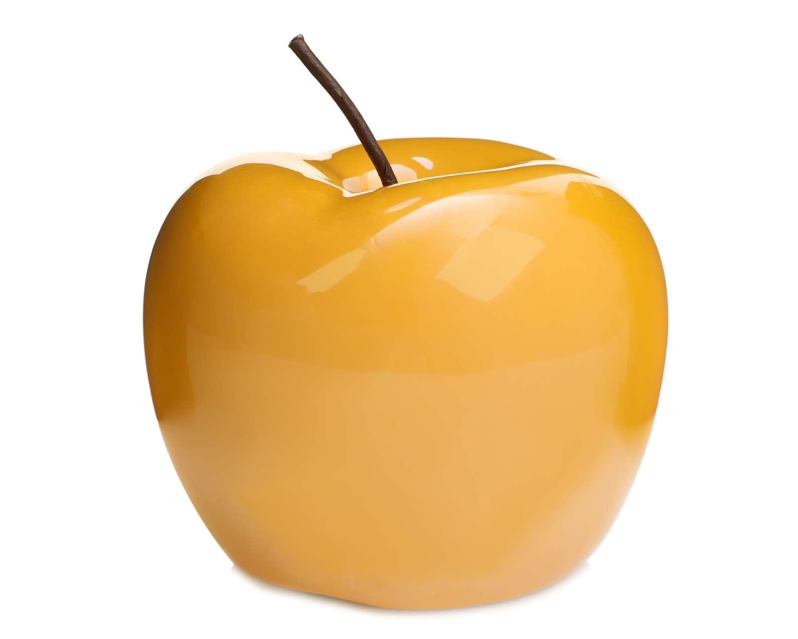 Escultura de Manzana de Cerámica Starhaus