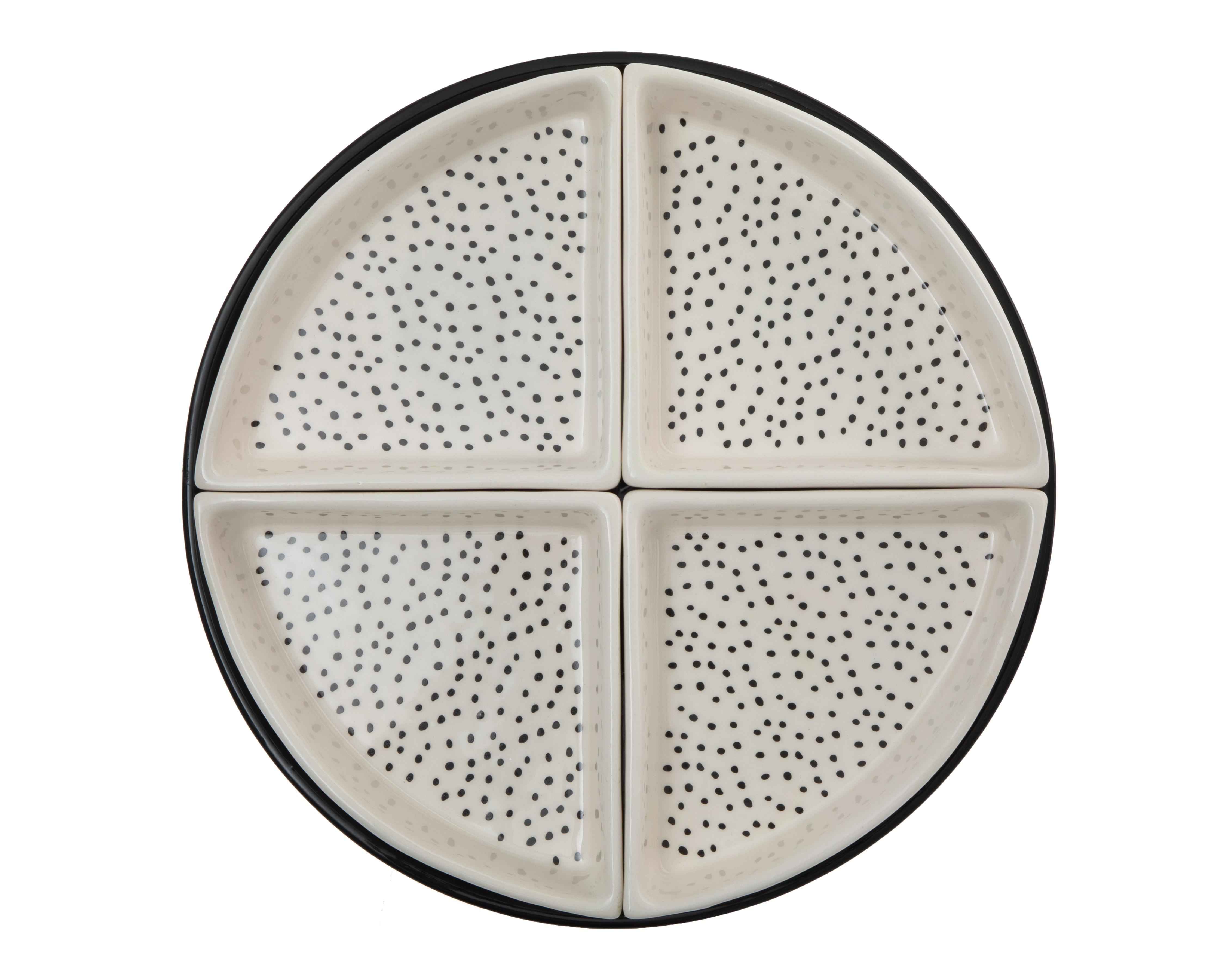 Plato con Divisiones Decorativo Demirci