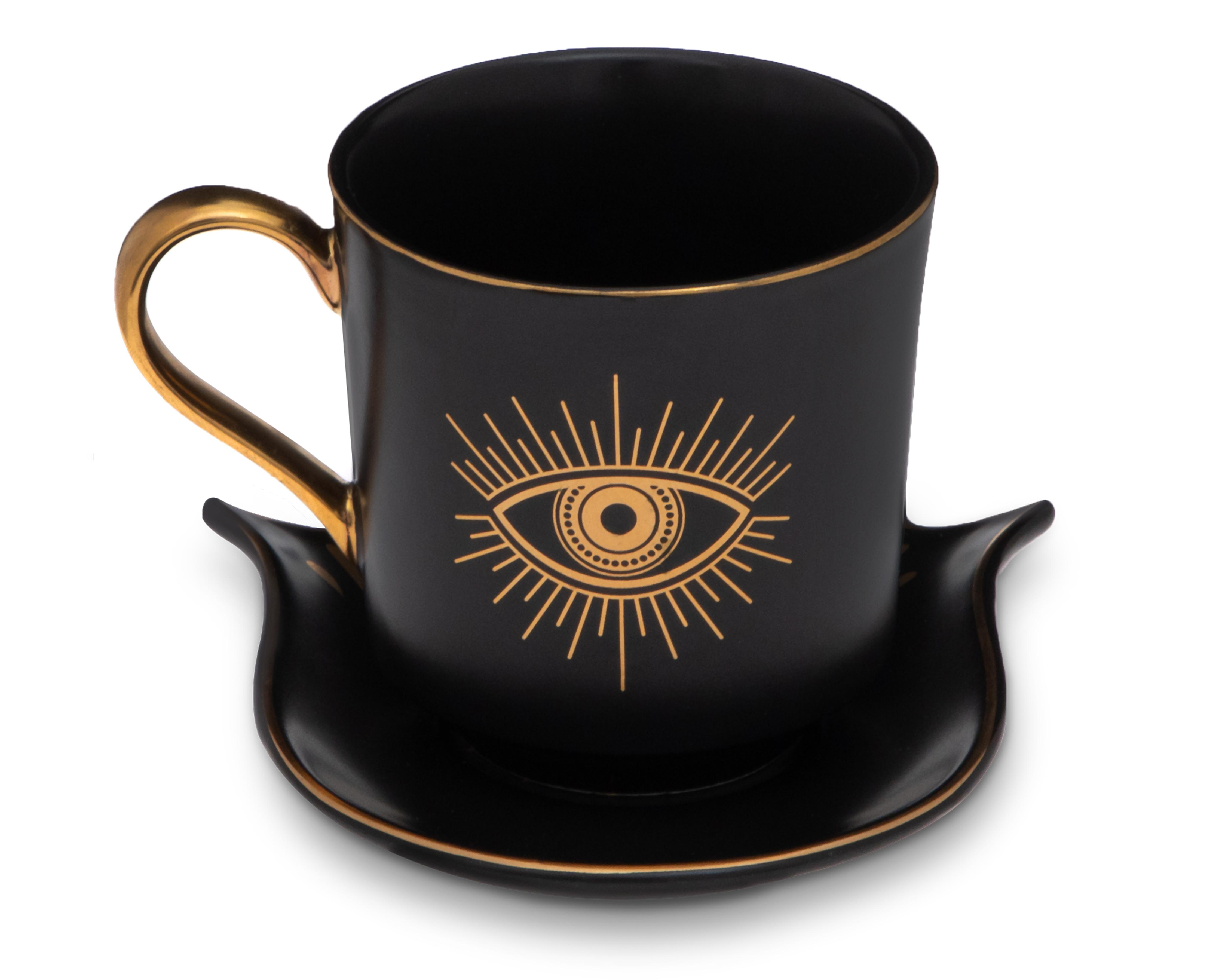 Foto 2 pulgar | Taza con Plato Decorativo Blaine